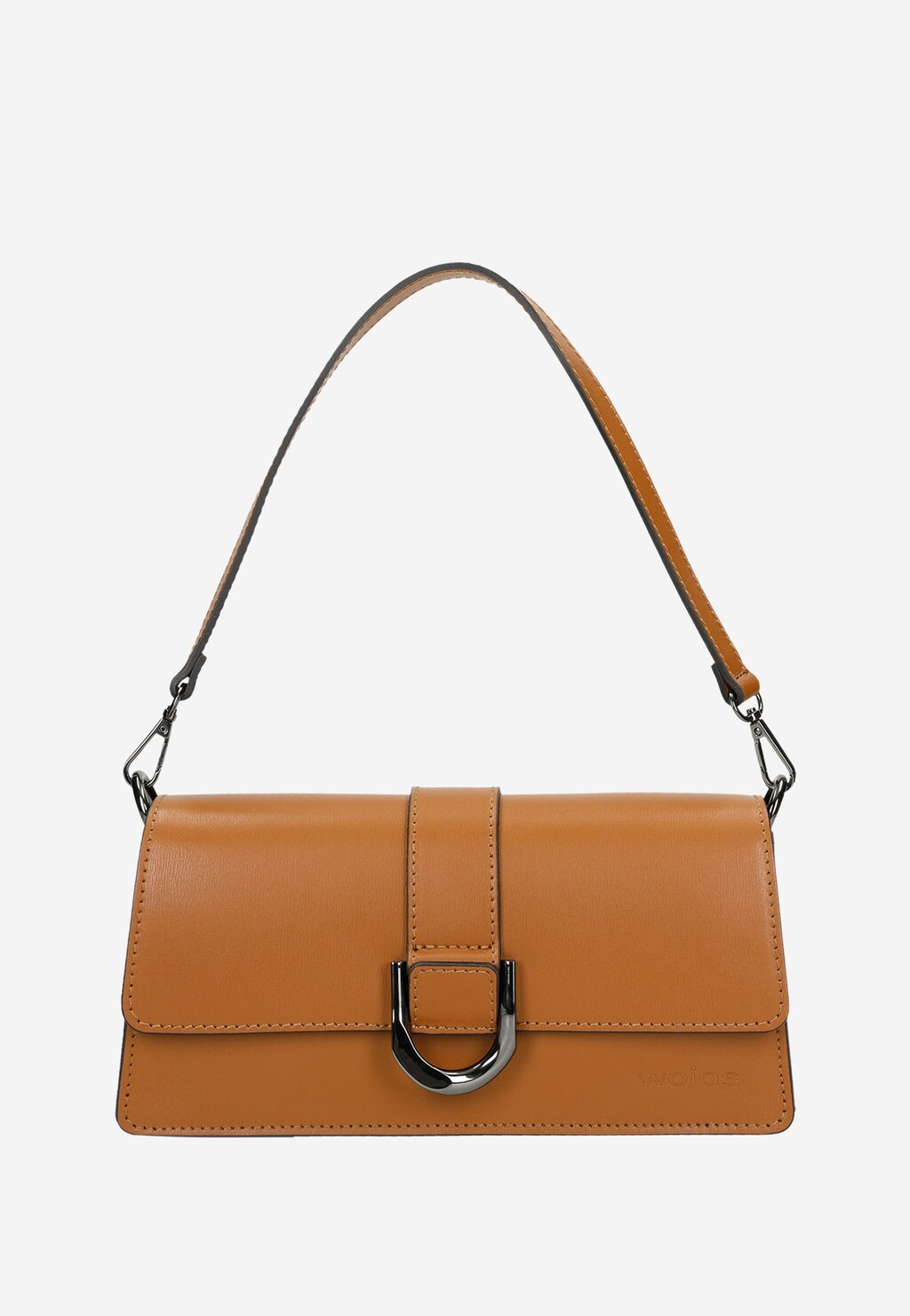 Jasnobrązowa torebka damska typu baguette 80267-53 Widok 5