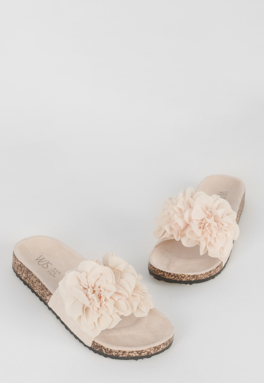 Štýlové letné šľapky dámske v obľúbenej béžovej farbe WJS71017-84 Widok 4