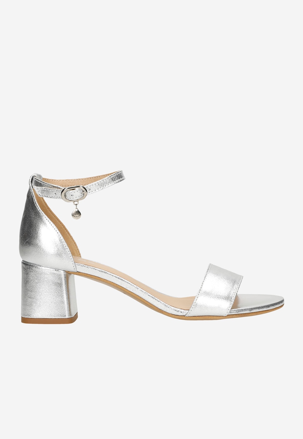 Objavte svet nápaditosti v strieborných letných sandáloch 76051-59 Widok 2