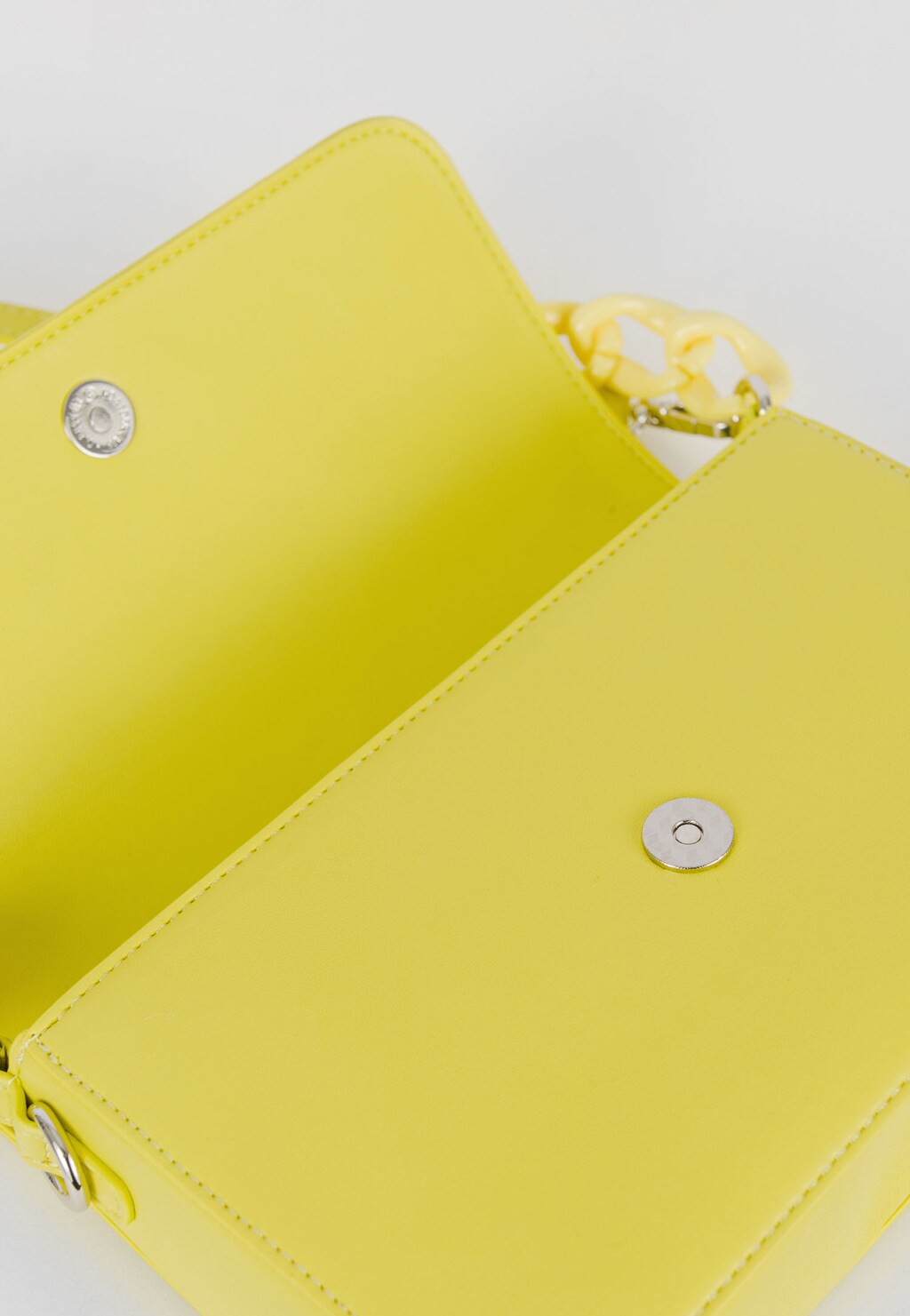 WJS żółta torebka damska z ozdobnym łańcuchem WJS76084-58 Widok 4