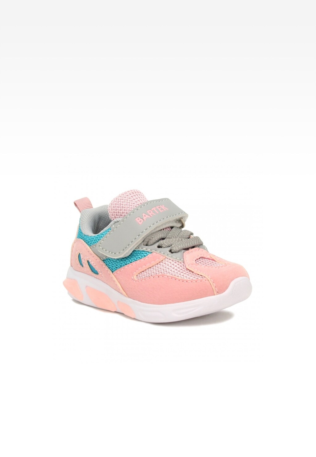 Półbuty BARTEK 11622001 II, dla dziewcząt, różowo-morski Widok 2