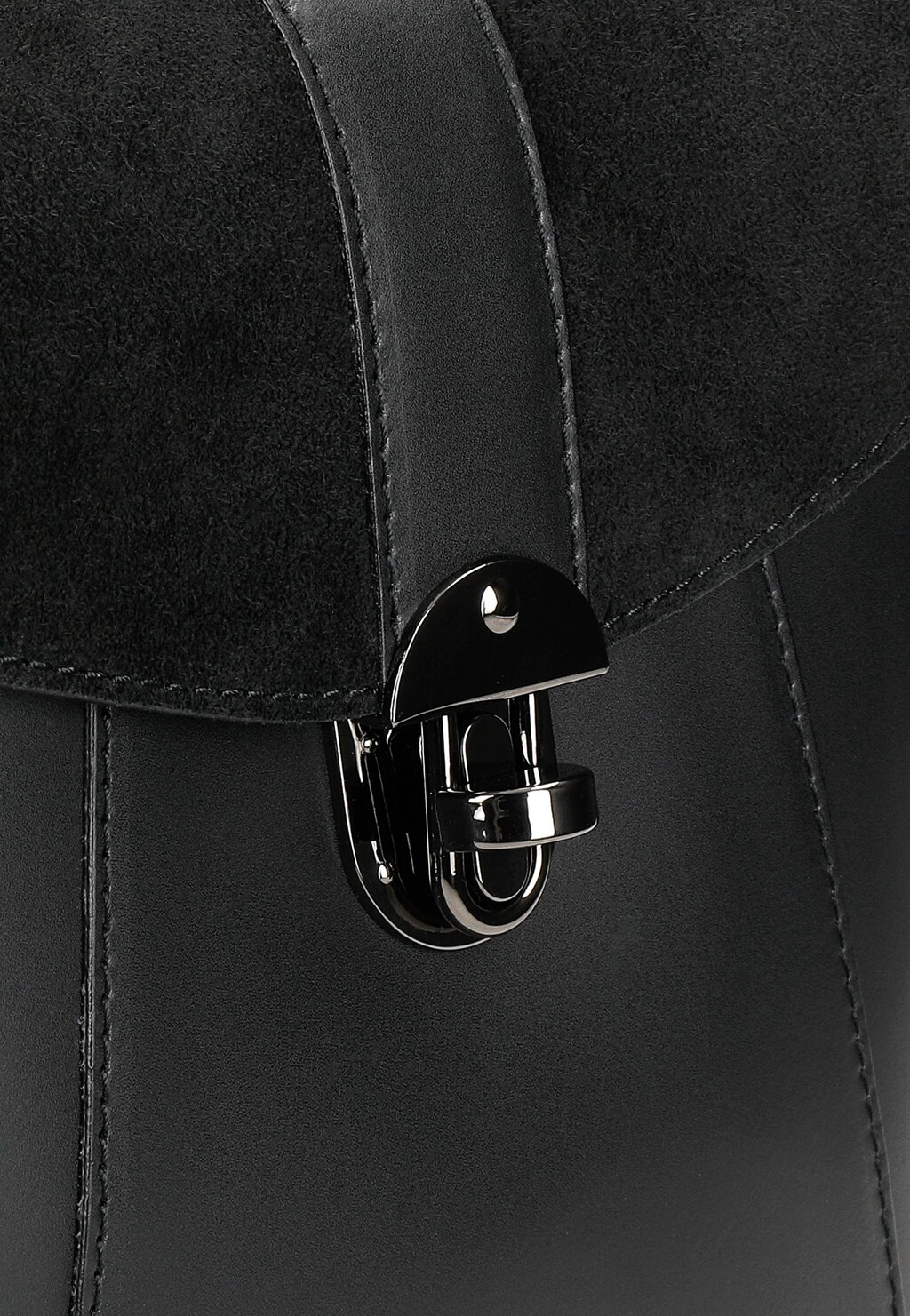 Moderní černý dámský městský batoh z přírodní kůže 80265-71 Widok 6