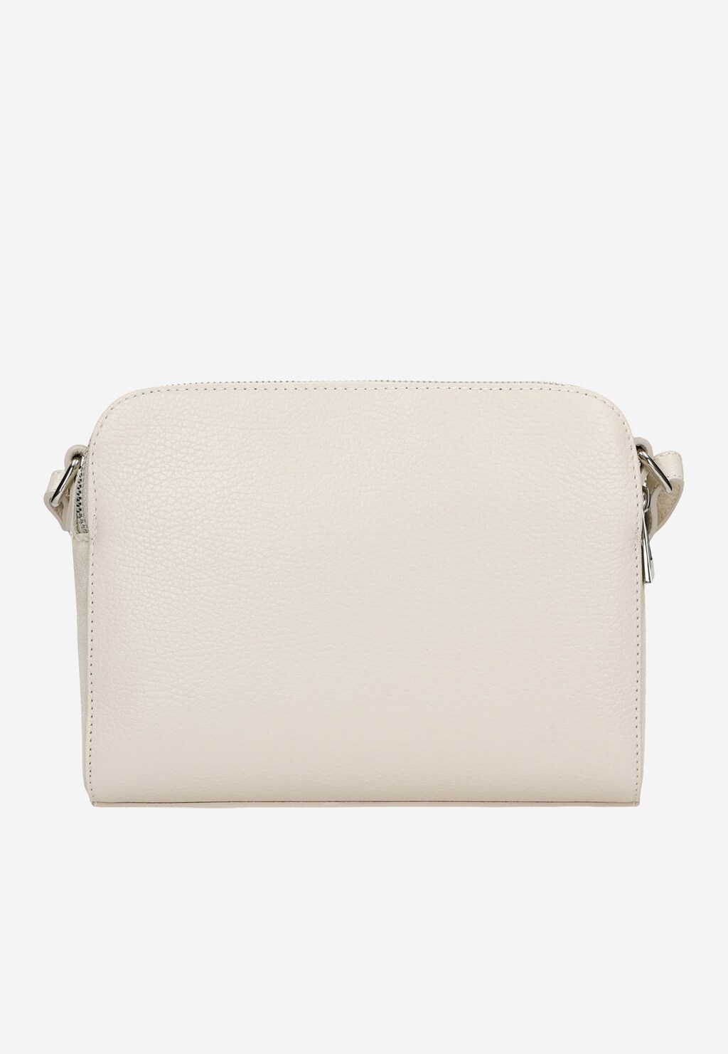 Mała beżowa torebka damska z elementami z dwoiny welurowej 80290-74 Widok 4