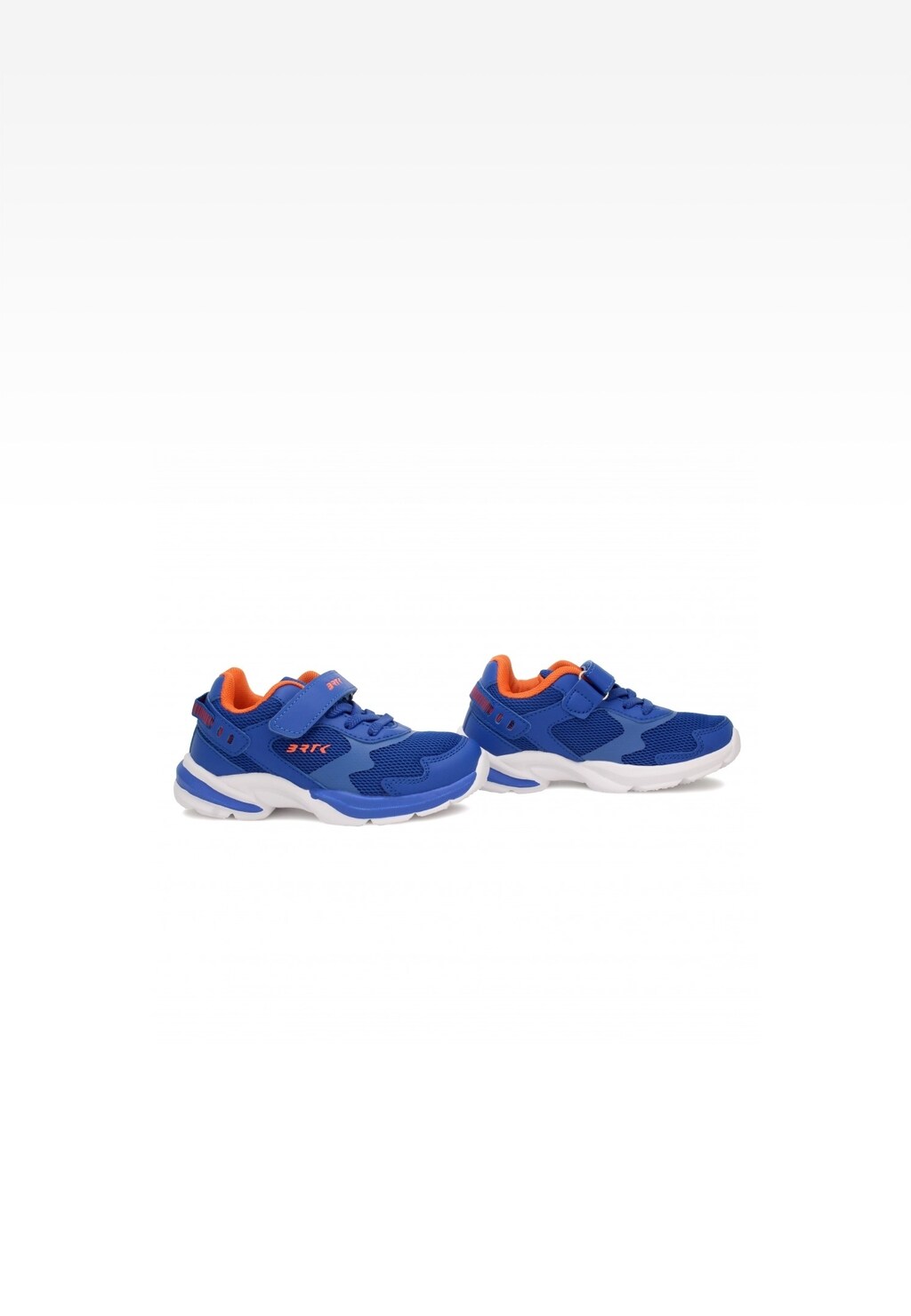 Półbuty BARTEK 18449003 II, dla chłopców, niebiesko-pomarańczowy Widok 4