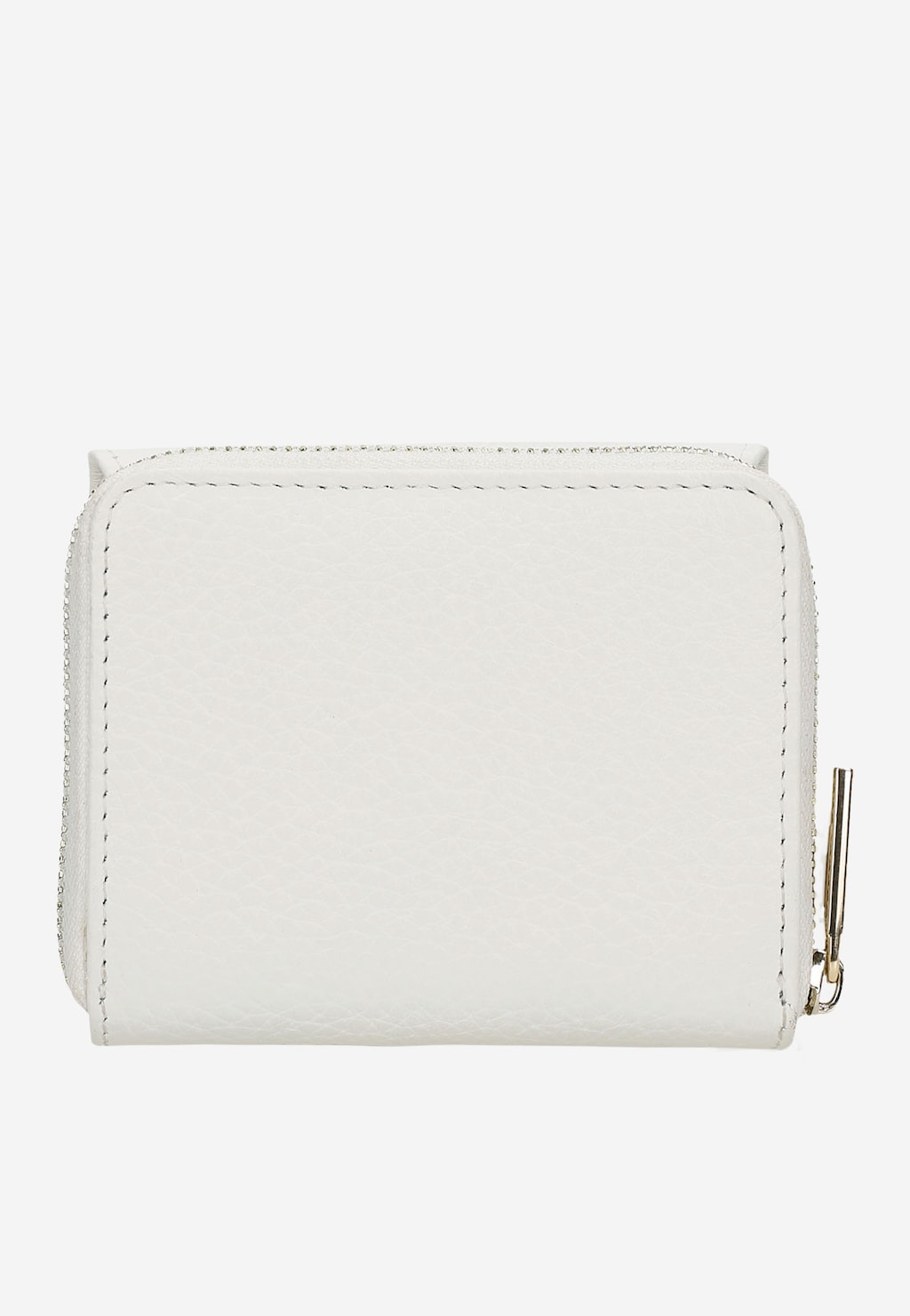 Biały kompaktowy portfel damski ze skóry licowej 91021-50 Widok 4