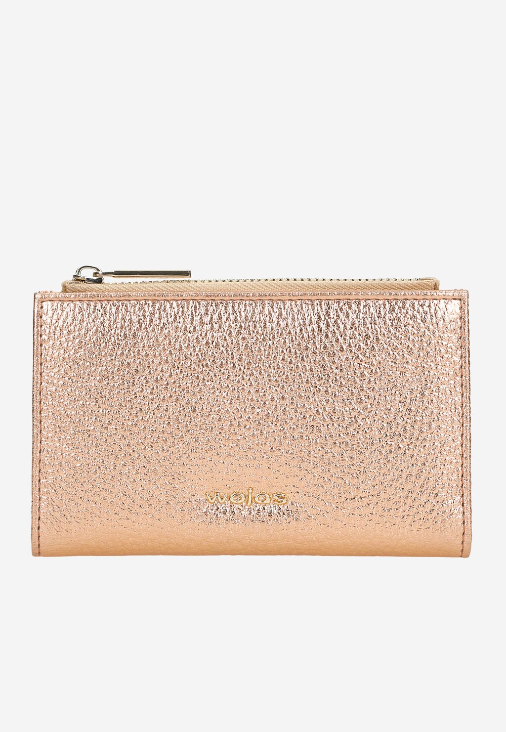 Różowy metaliczny portfel damski 91022-53 Widok 2