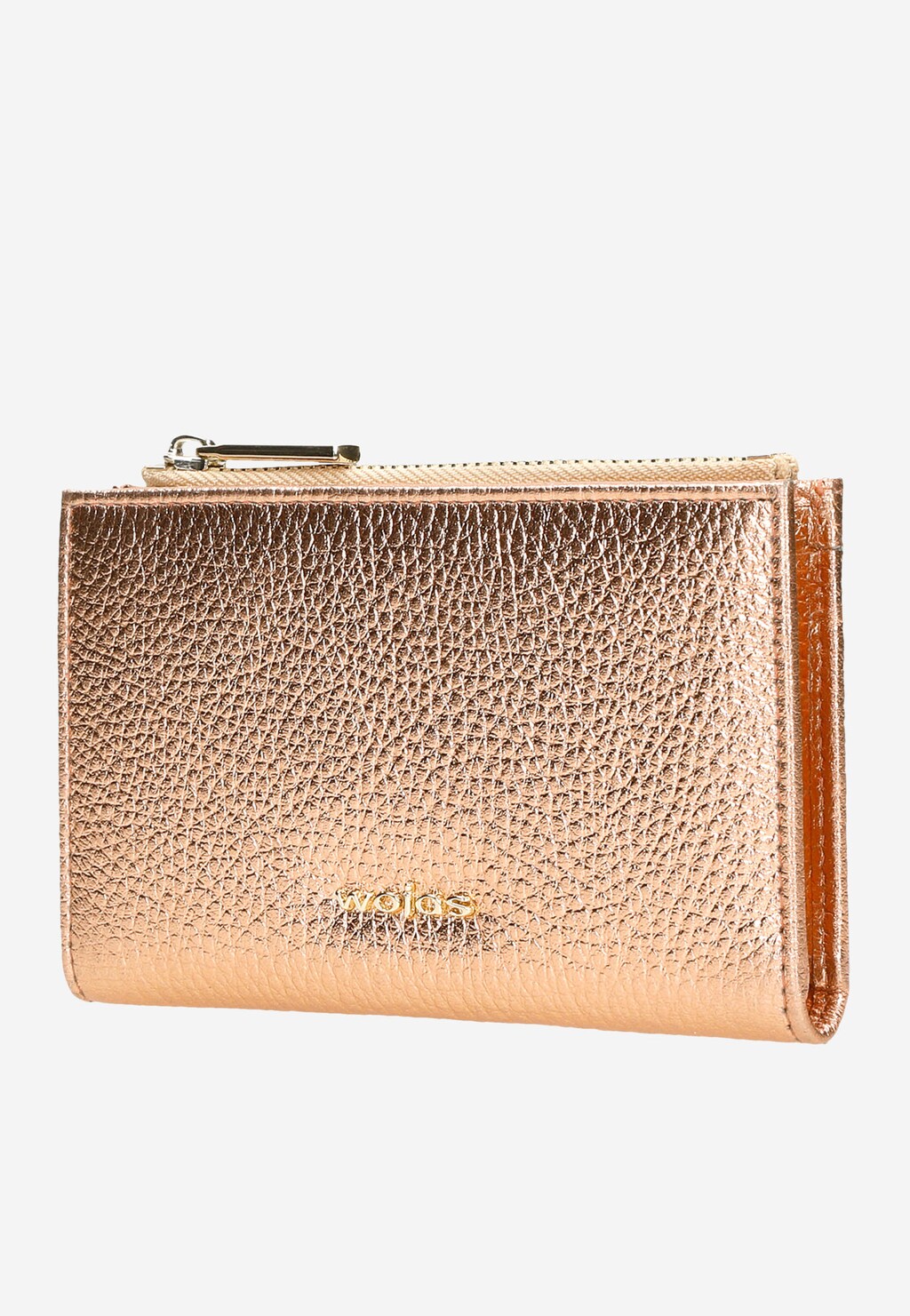 Różowy metaliczny portfel damski 91022-53 Widok 3