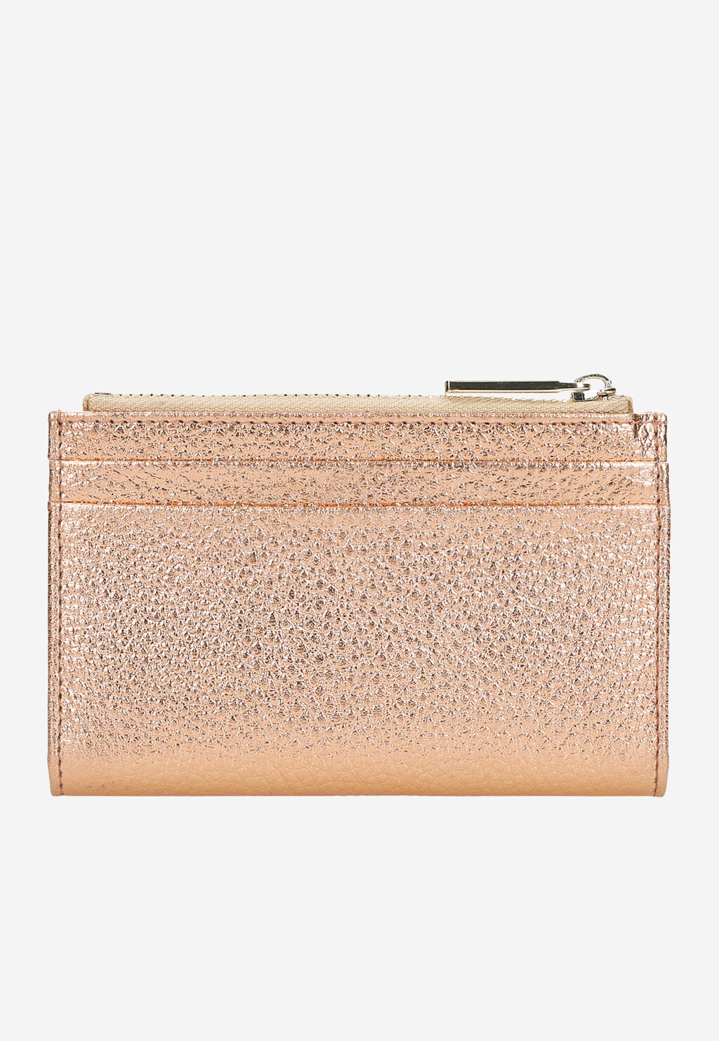 Różowy metaliczny portfel damski 91022-53 Widok 4
