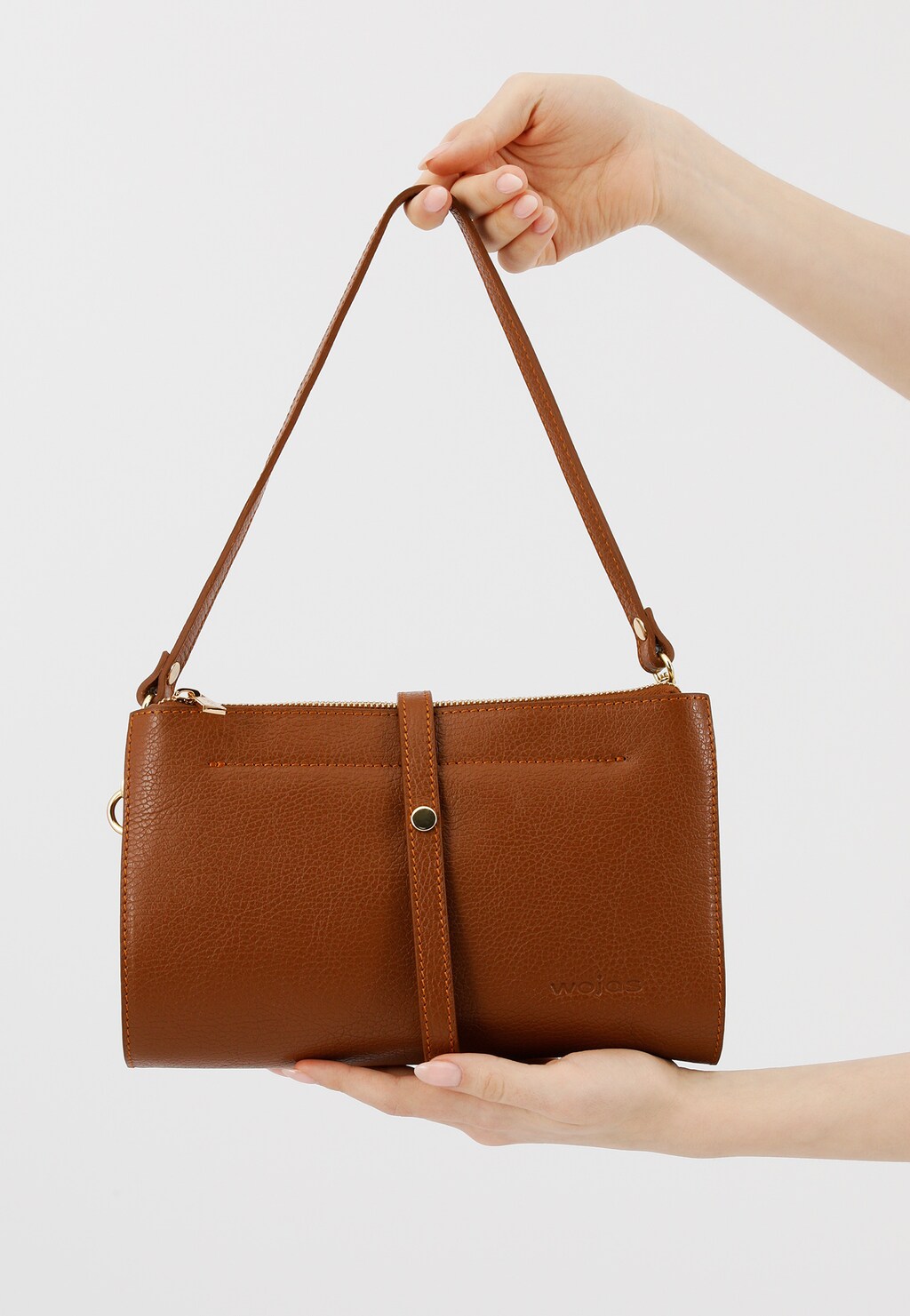 Kožená dámska kabelka s originálnym dizajnom 80239-53 Widok 9