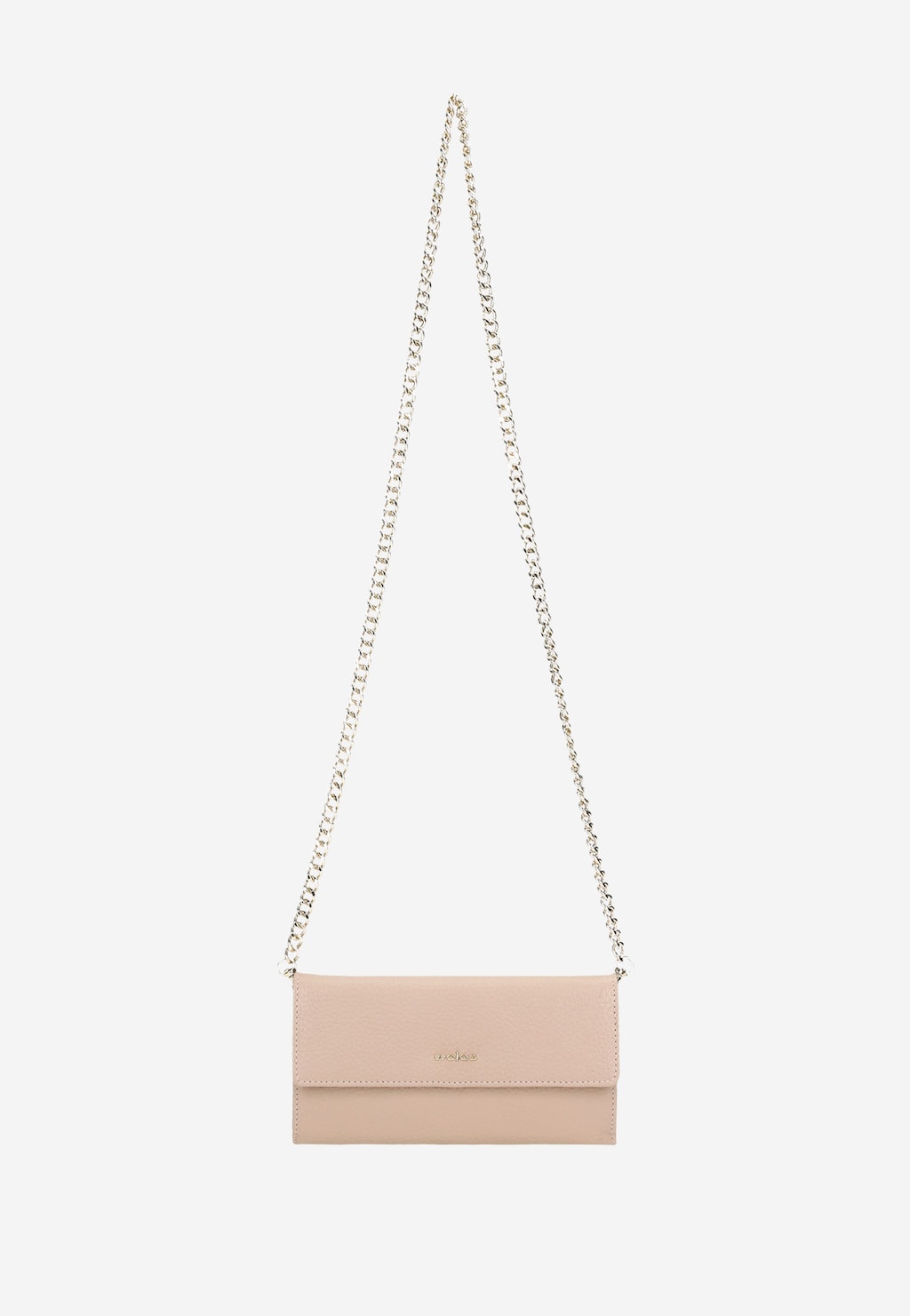 Dámska peňaženka veľká z lícovej kože s praktickou retiazkou 91046-54 Widok 6