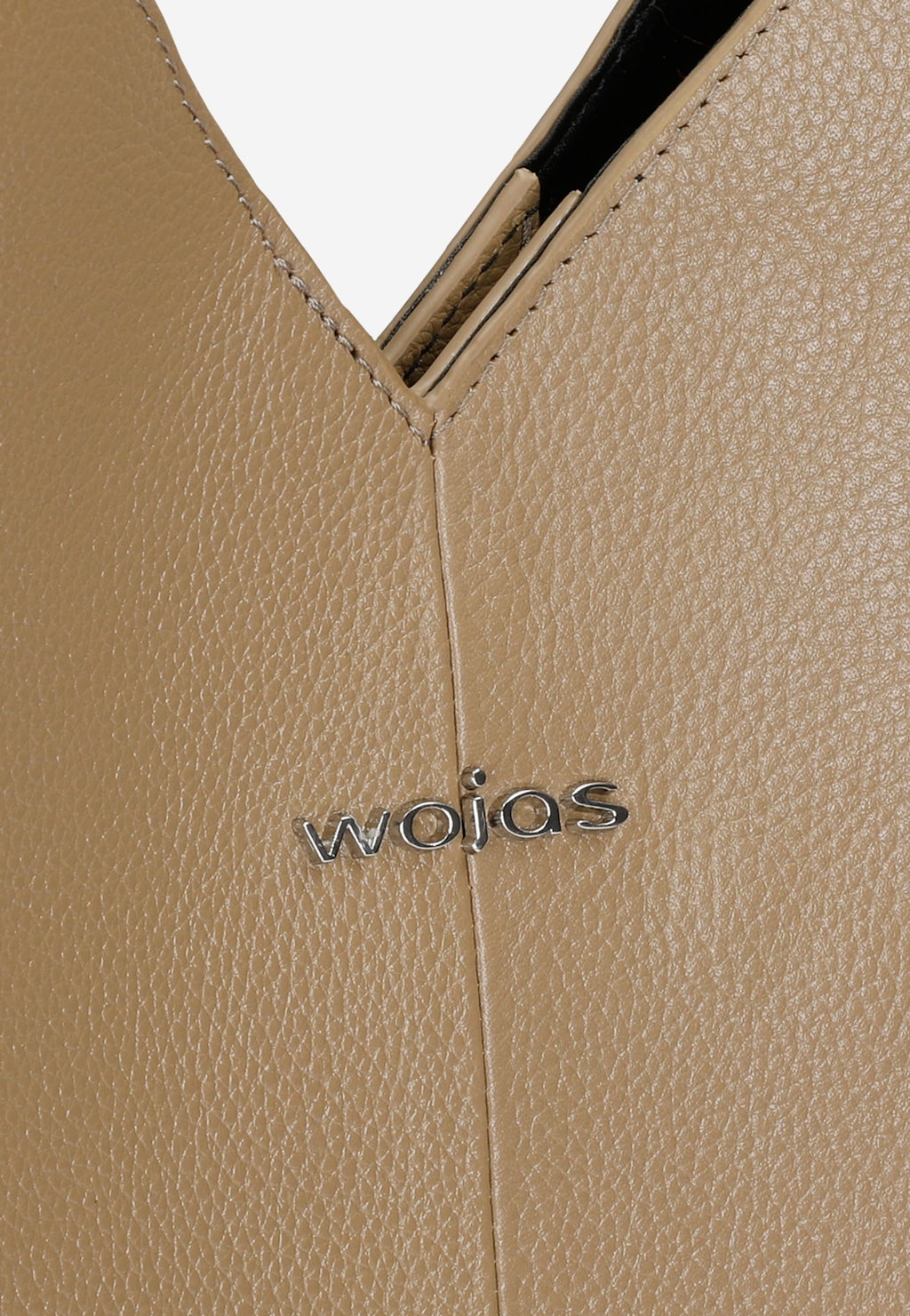 Duża beżowa torebka damska z wycięciem 80225-54 Widok 5