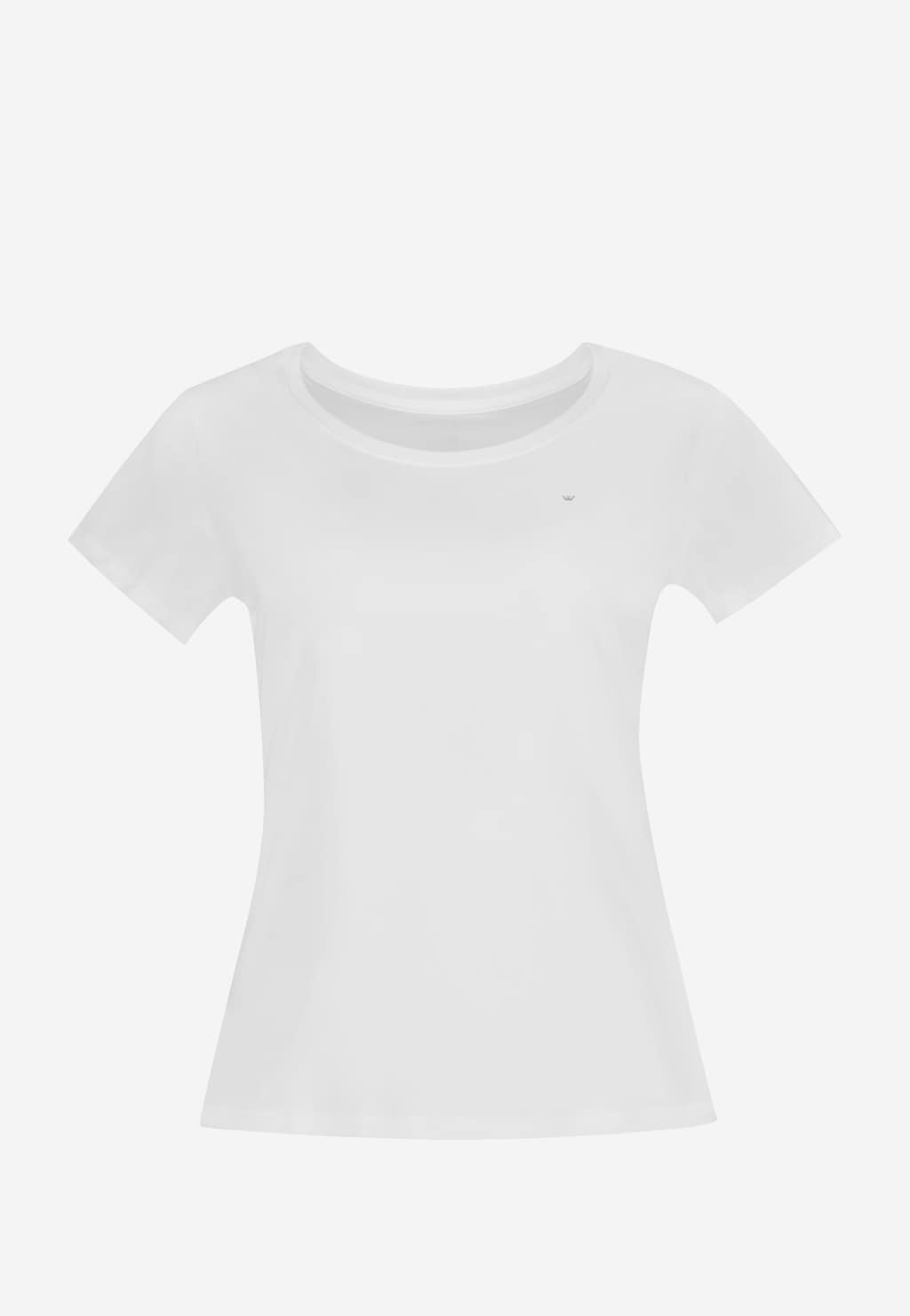 Biała koszulka damska basic 98007-89 Widok 1