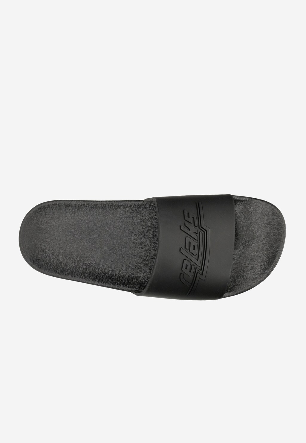 RELAKS czarne gumowe klapki damskie 74029-11 Widok 4