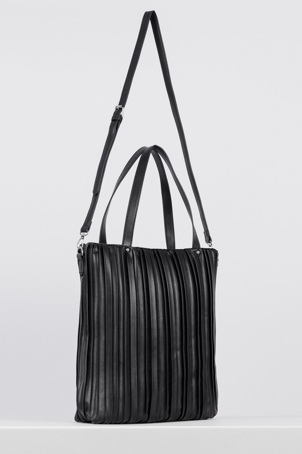 WJS duża oryginalna torebka damska w kolorze czarnym WJS76144-51 Widok 2