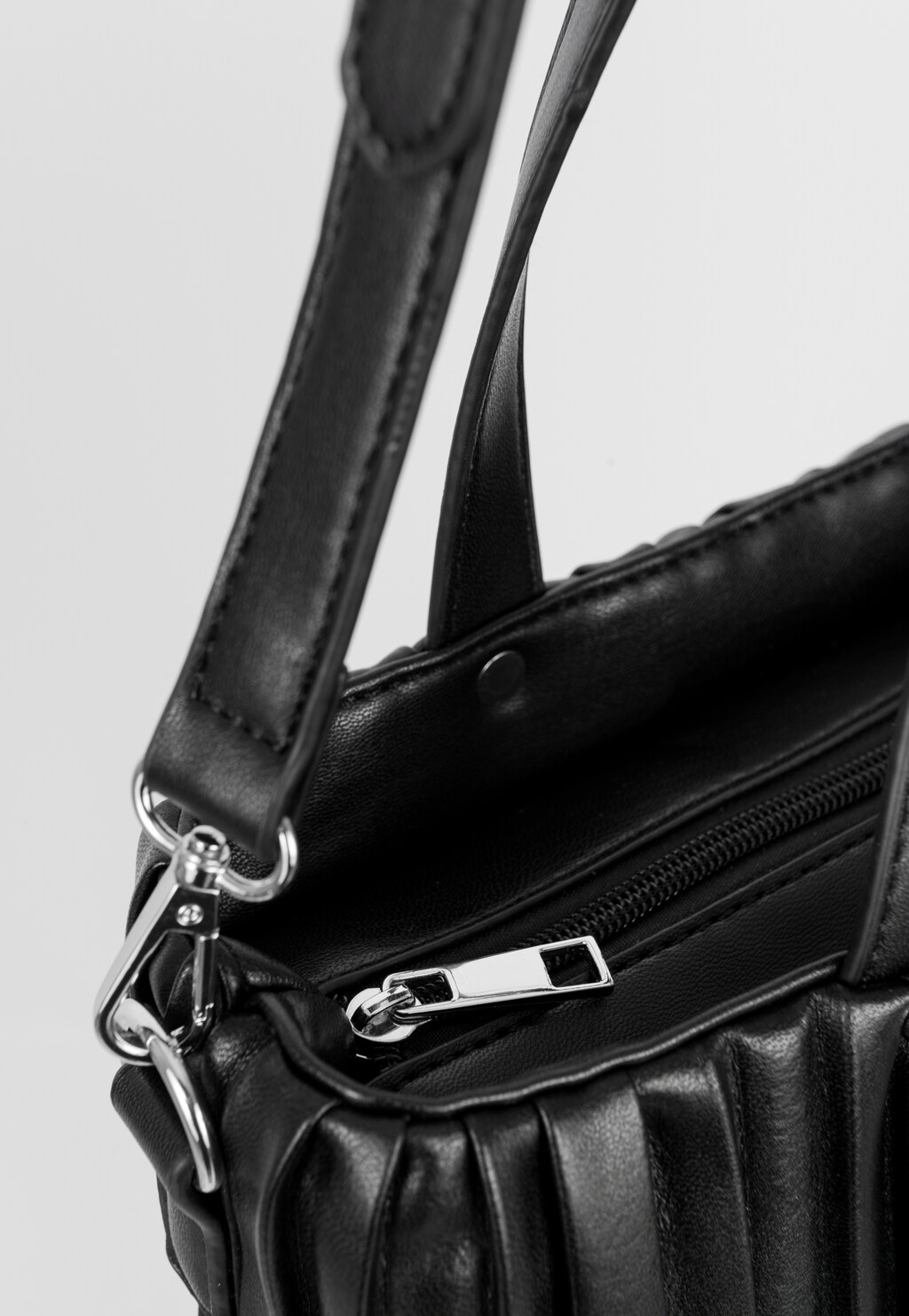 WJS duża oryginalna torebka damska w kolorze czarnym WJS76144-51 Widok 4