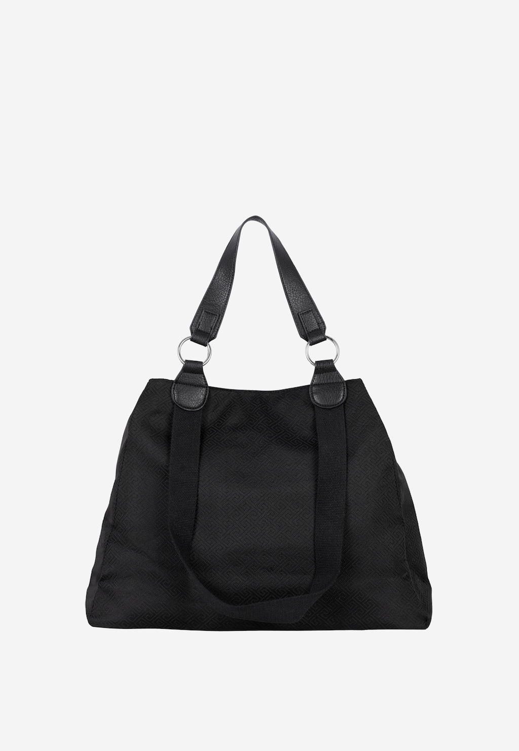 WJS duża czarna torebka damska w ciekawy wzór WJS76145-51 Widok 1