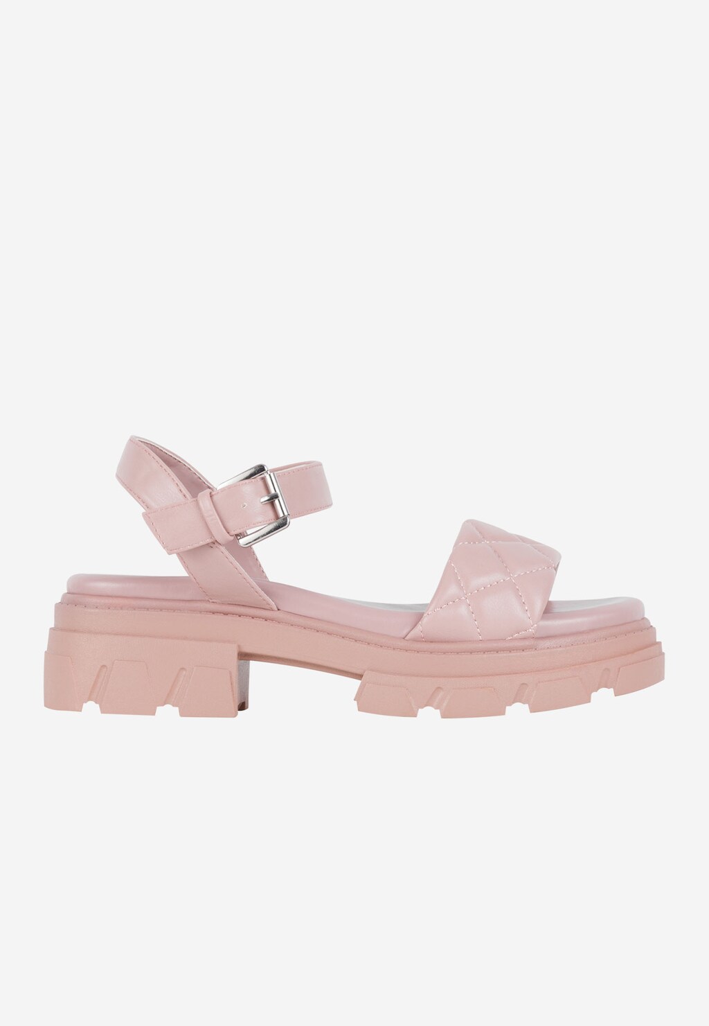 Designové letní dámské sandály na platformě v růžové barvě WJS74038-55 Widok 2