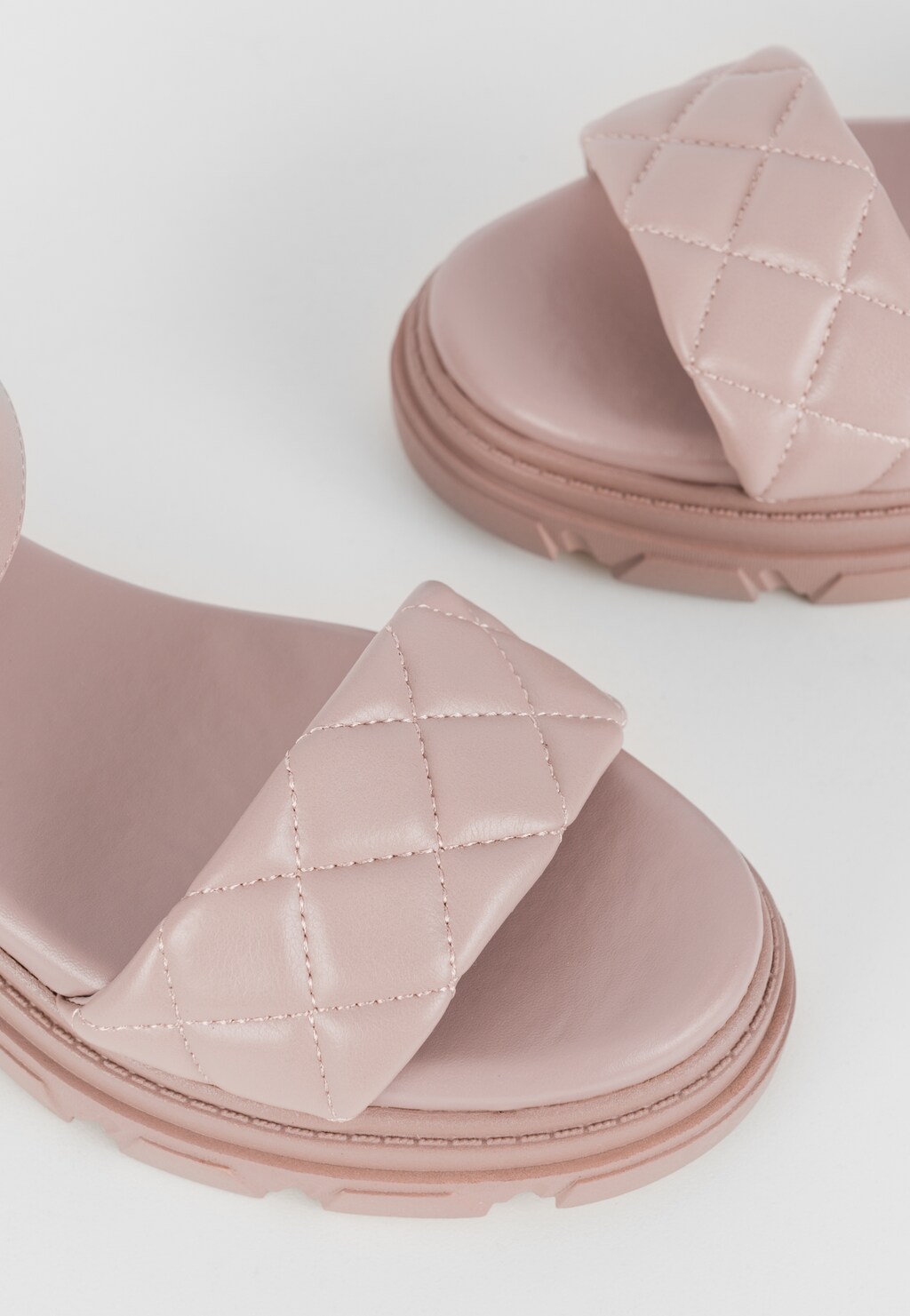 Designové letní dámské sandály na platformě v růžové barvě WJS74038-55 Widok 4