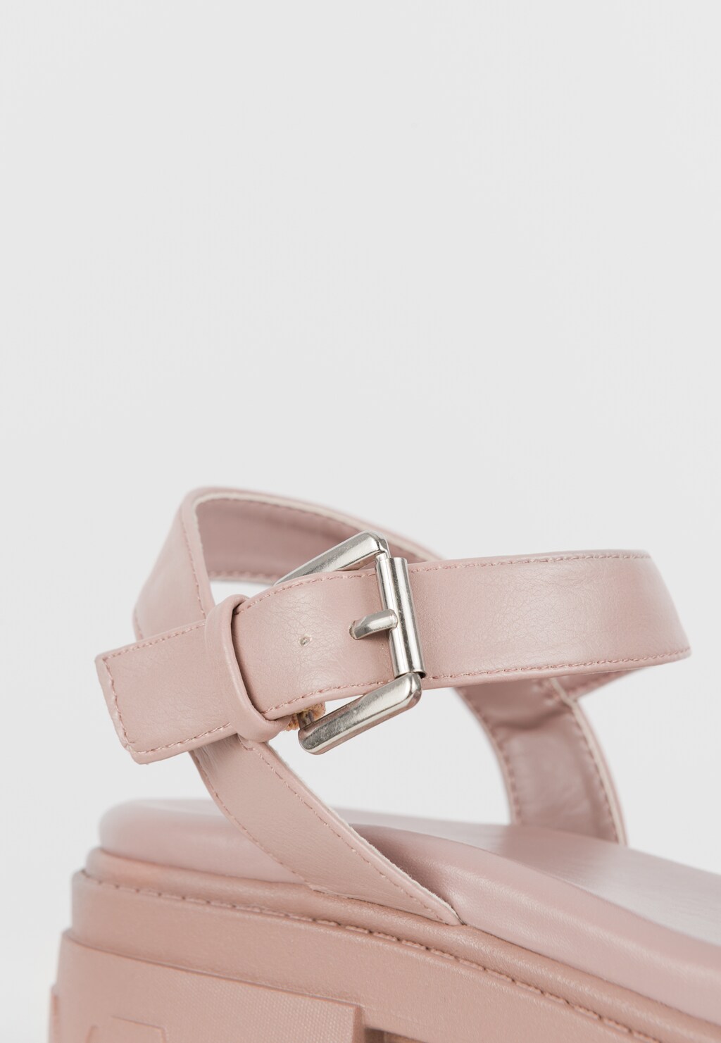 Designové letní dámské sandály na platformě v růžové barvě WJS74038-55 Widok 5