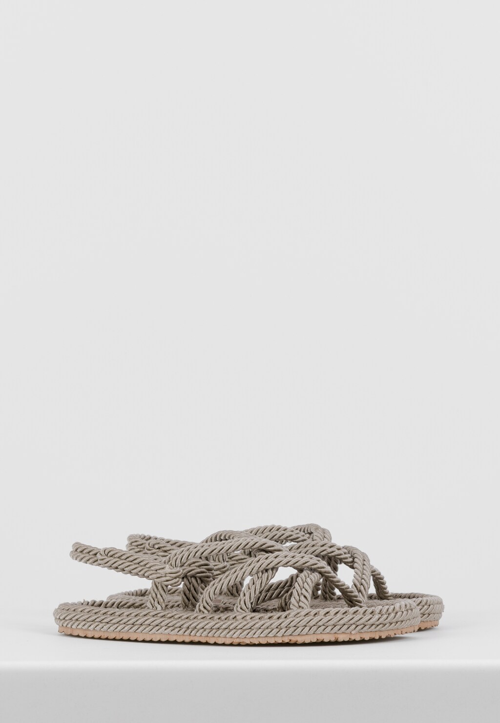 WJS zielone sandały damskie ze sznurkowymi paskami WJS74063-14 Widok 2