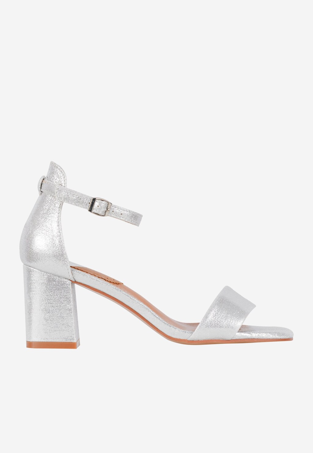 Strieborné letné sandále nesmú chýbať na žiadnej párty WJS74050-19 Widok 2