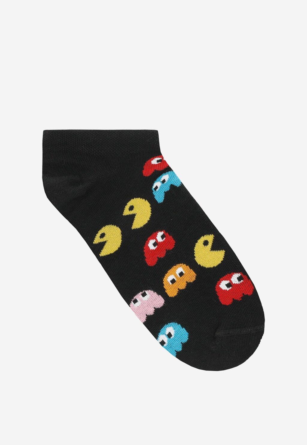 Bavlněné ponožky s motivem Pacmana na černém podkladu 97045-81 Widok 2