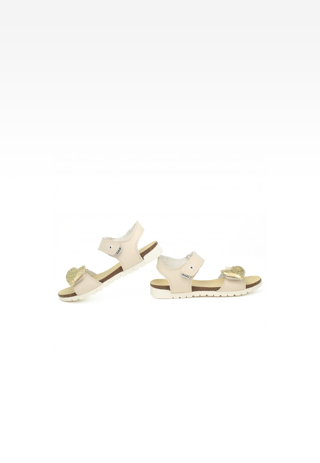 Sandály BARTEK 19183021, pro dívky, béžové Widok 6