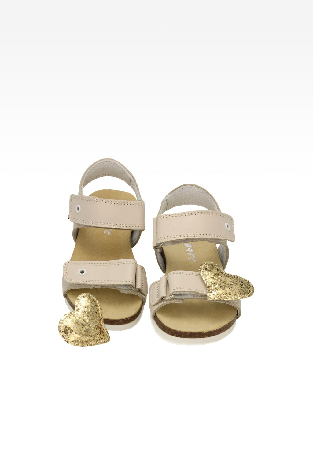 Sandály BARTEK 19183021, pro dívky, béžové Widok 8
