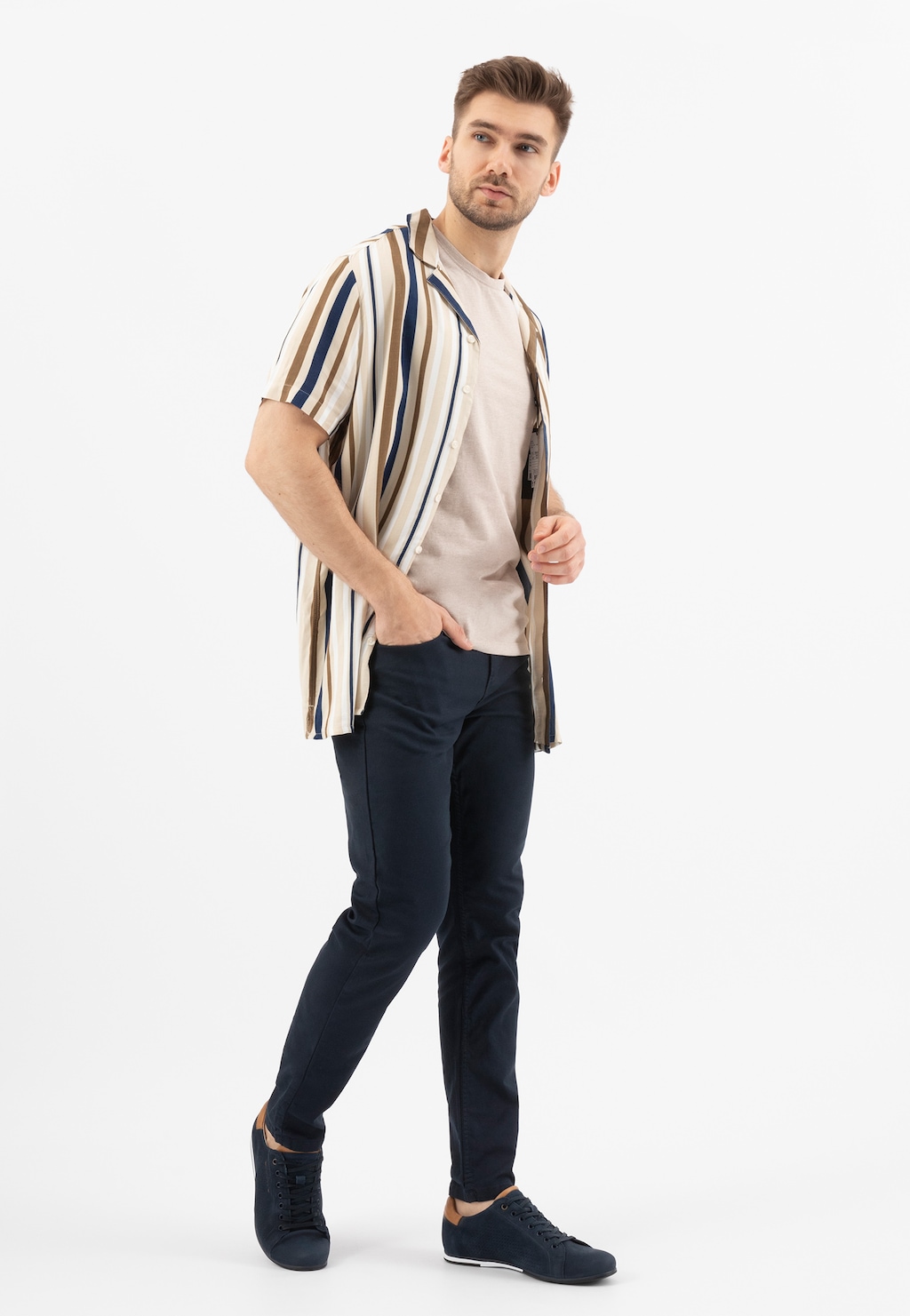 Sportowe półbuty męskie 10026-76 Widok 7