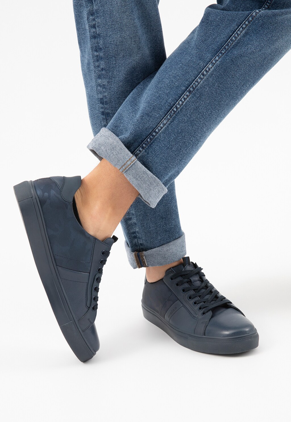 Pánske botasky z lícovej kože v minimalistickom štýle 10089-56 Widok 8