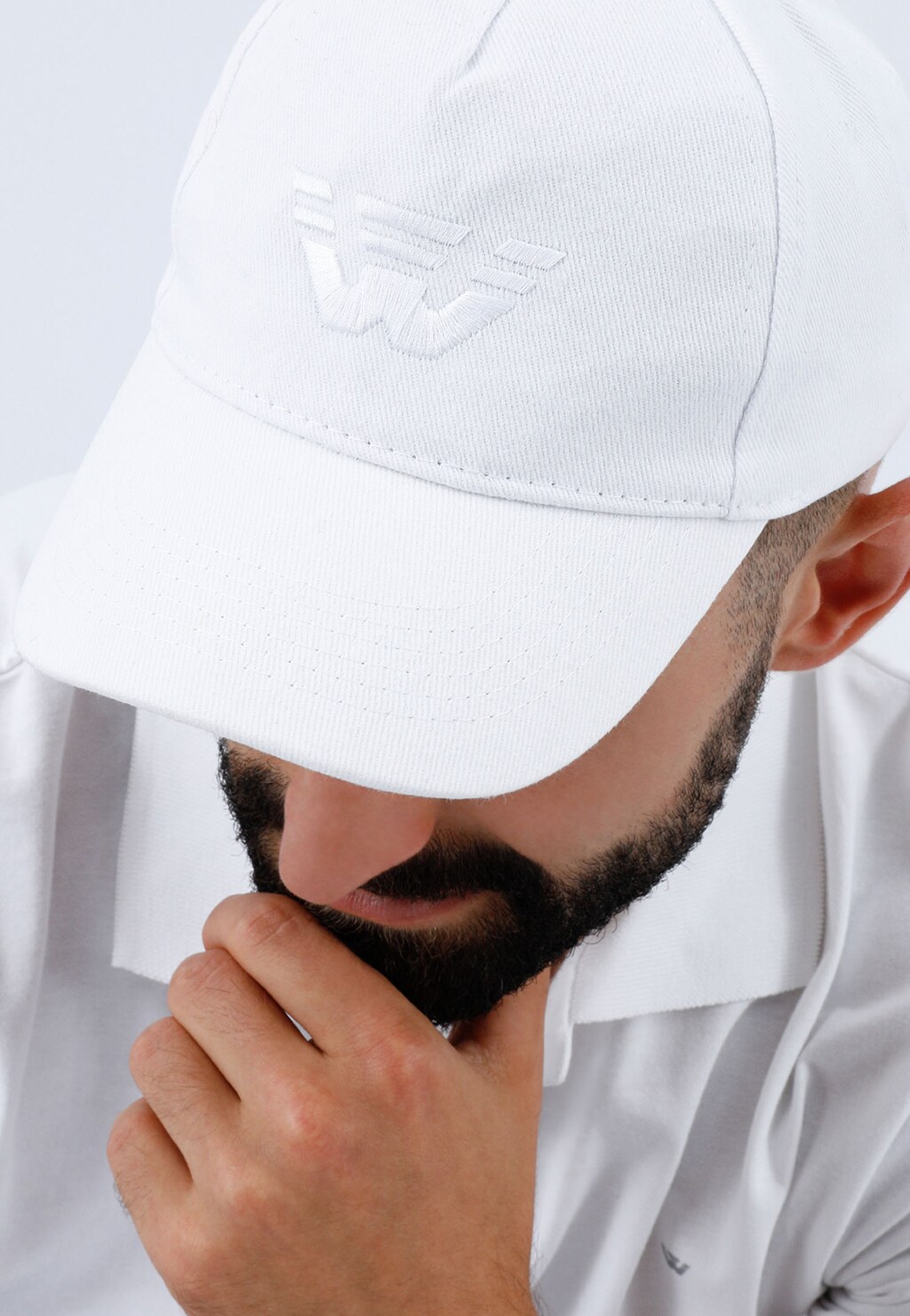 Černá bavlněná pánská čepice – kšiltovka na léto 96009-12 Widok 5