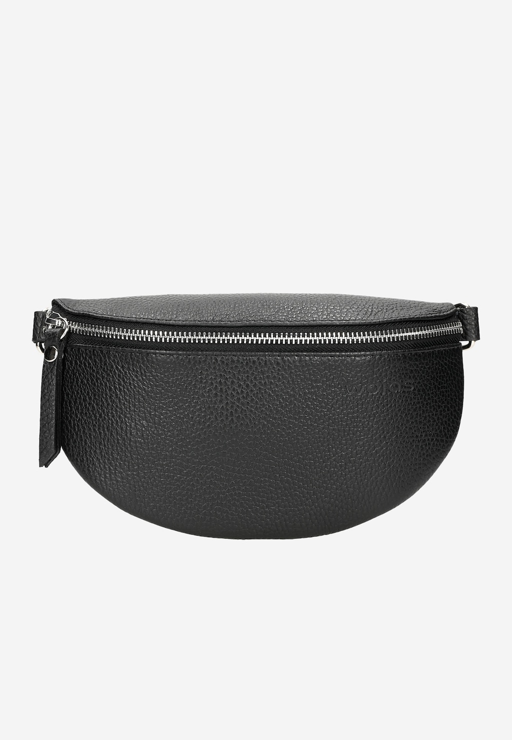 Mała czarna nerka damska ze skóry licowej 80099-59 Widok 1