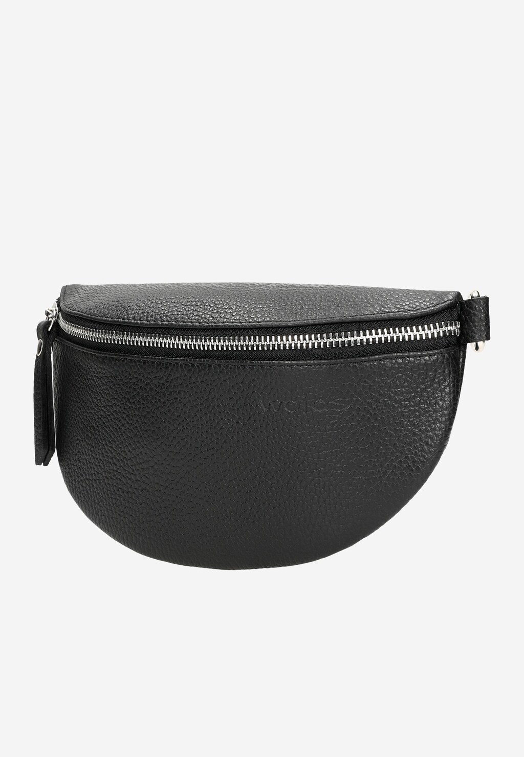 Mała czarna nerka damska ze skóry licowej 80099-59 Widok 2