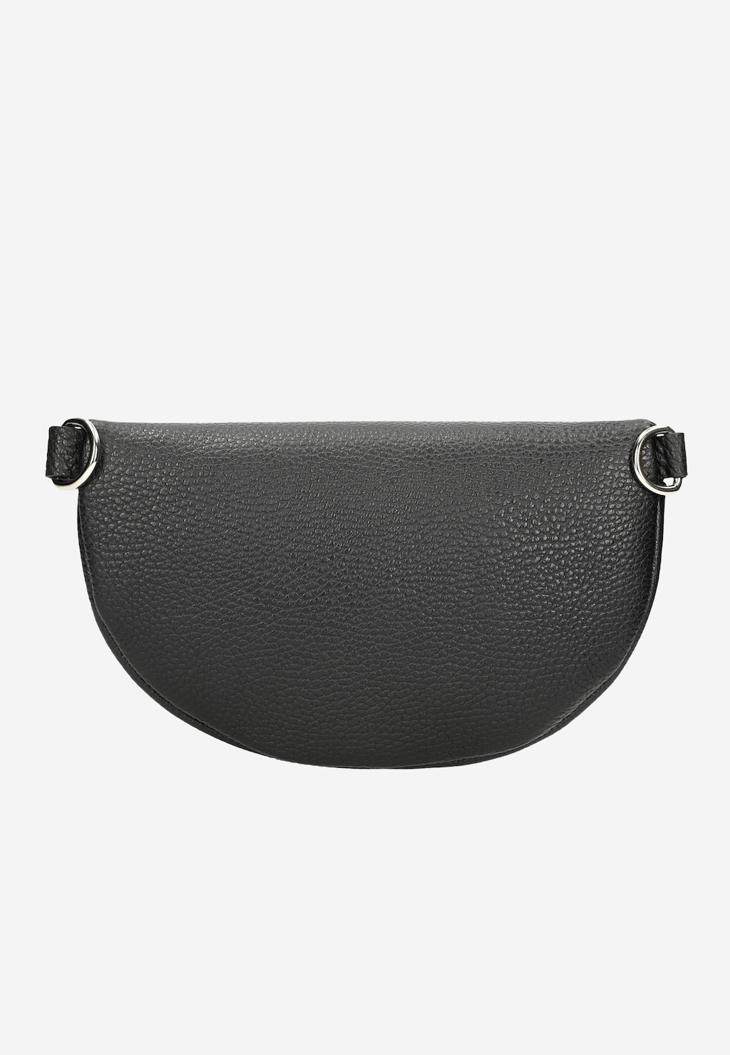 Mała czarna nerka damska ze skóry licowej 80099-59 Widok 3