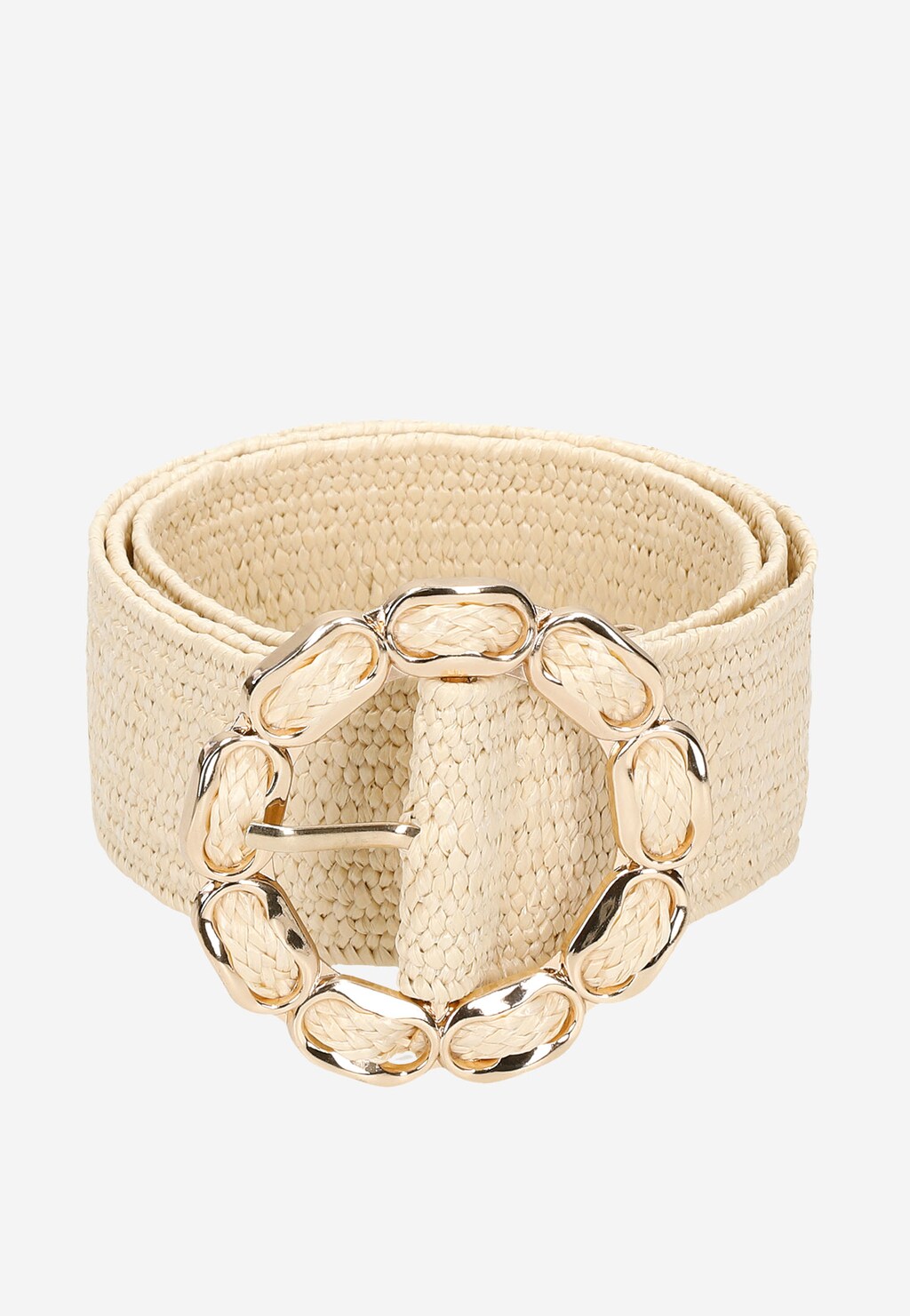 WJS beżowy pasek damski z ozdobną sprzączką WJS91026-44 Widok 4