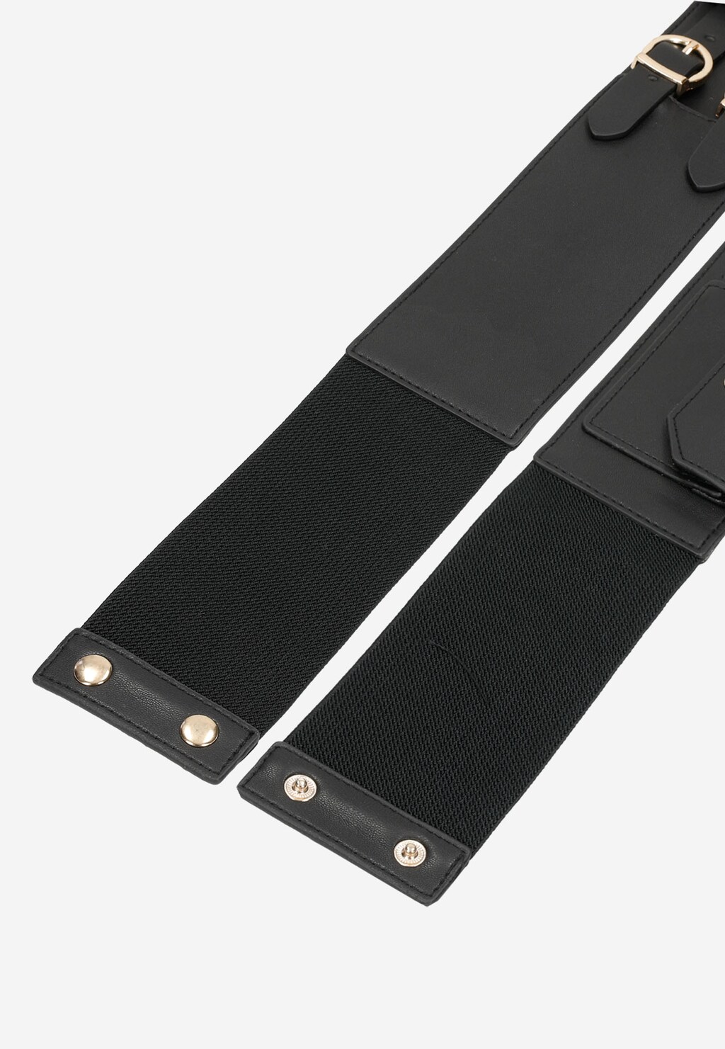 WJS czarny szeroki pasek taliowy z kieszonką WJS91040-51 Widok 2