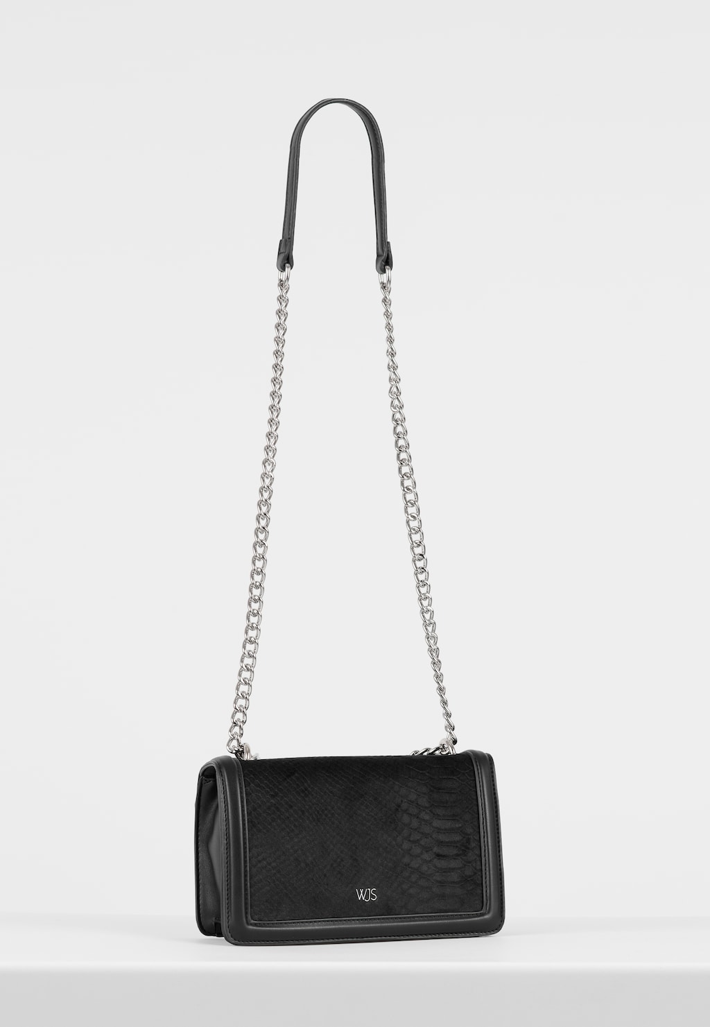 WJS niewielka czarna torebka damska lakierowana WJS76111-81 Widok 2