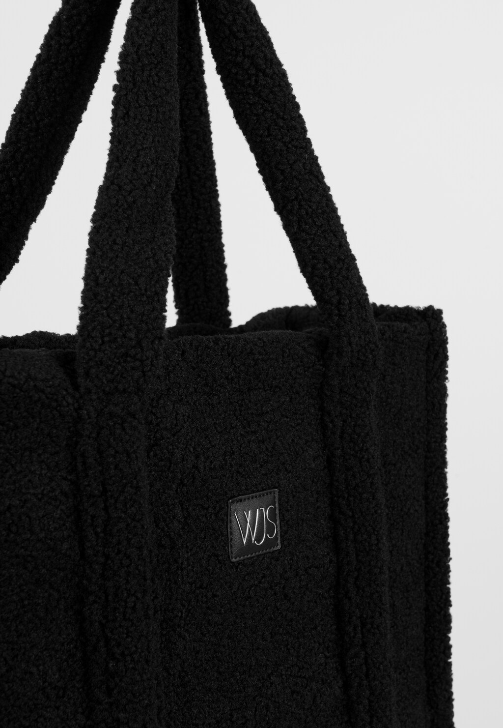 WJS duża czarna pluszowa torebka damska WJS76117-71 Widok 3