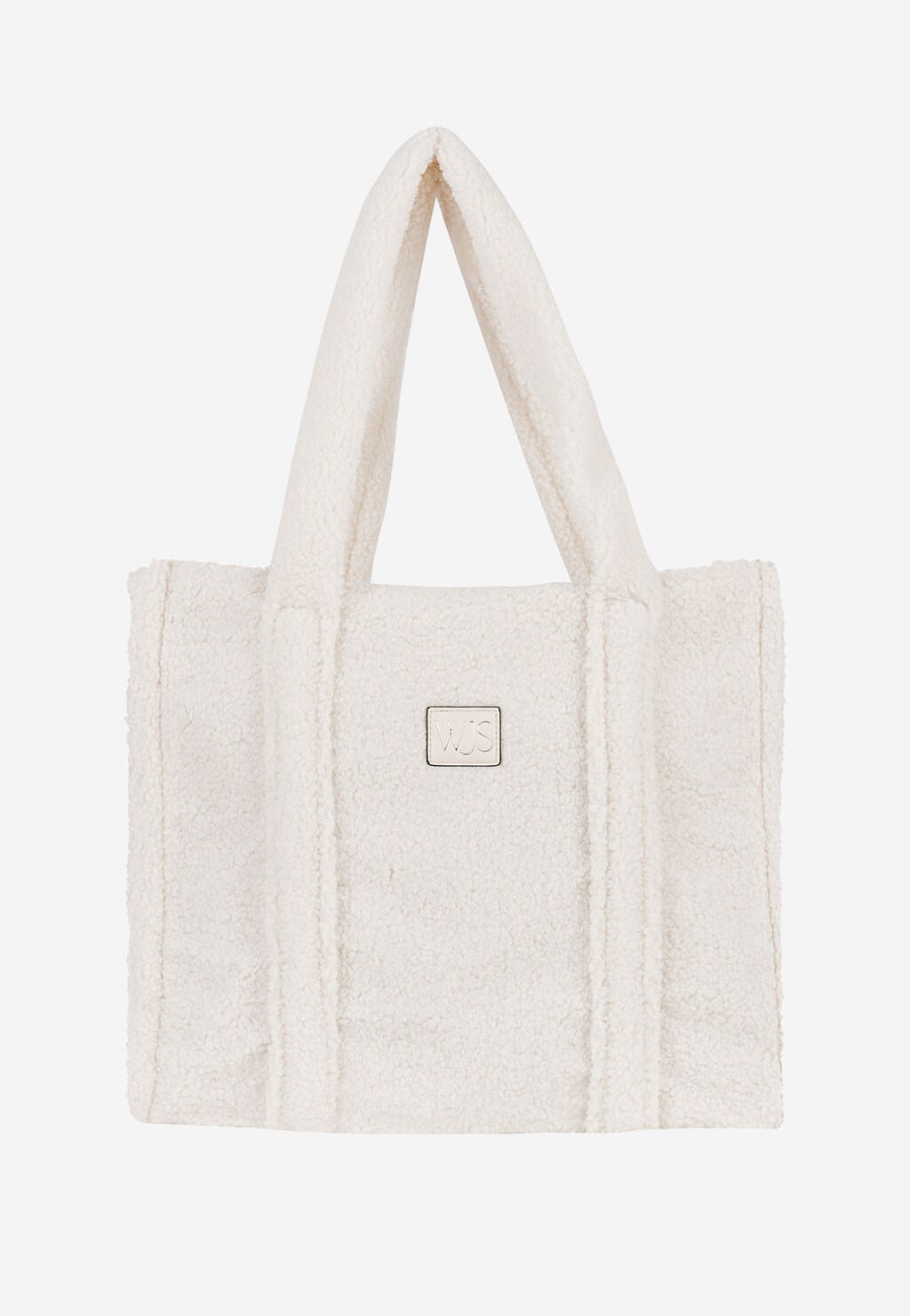 WJS duża pluszowa torebka damska w kolorze białym WJS76117-79 Widok 1