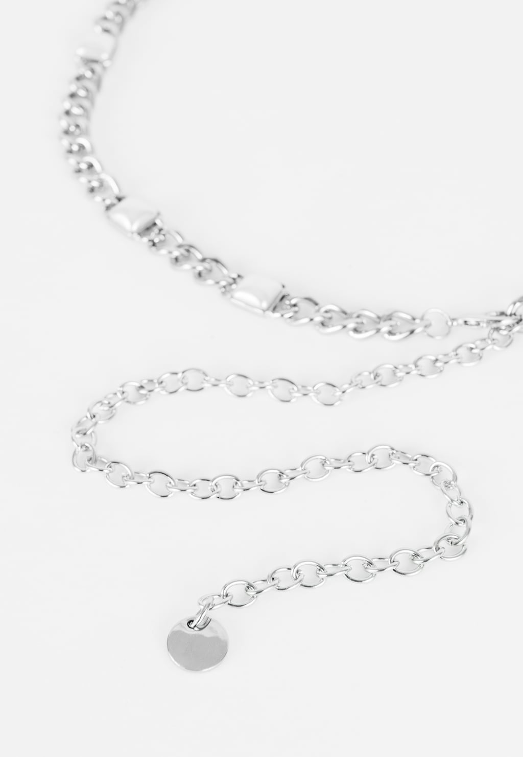 WJS srebrny pasek damski w postaci łańcuszka WJS91025-99 Widok 2