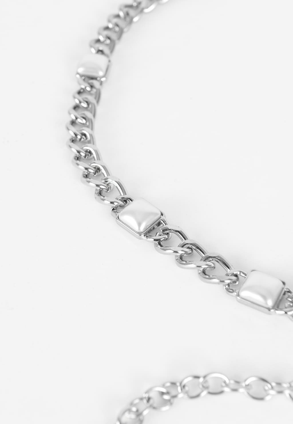 WJS srebrny pasek damski w postaci łańcuszka WJS91025-99 Widok 3