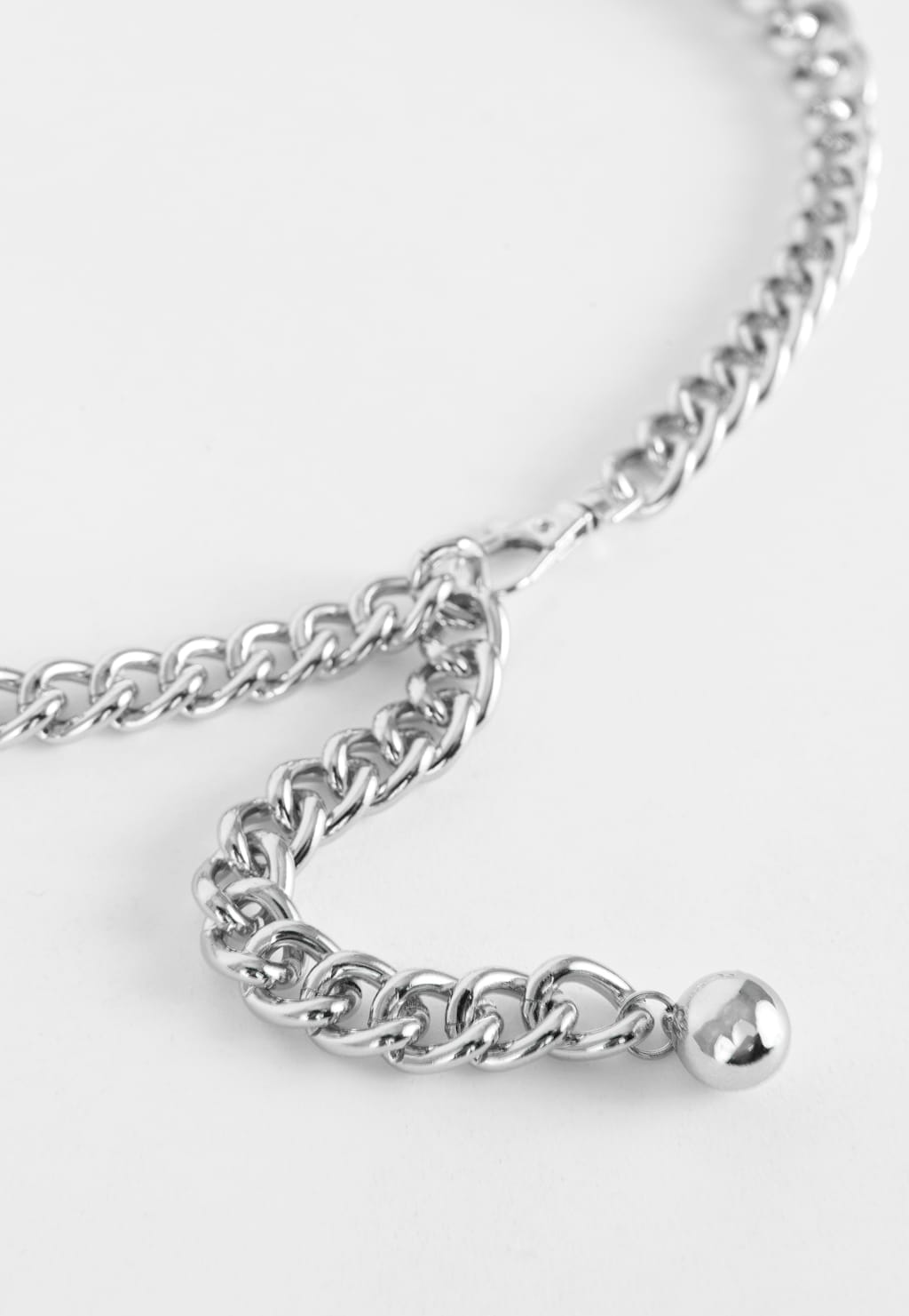 WJS srebrny metalowy damski pasek łańcuszek WJS91029-99 Widok 3