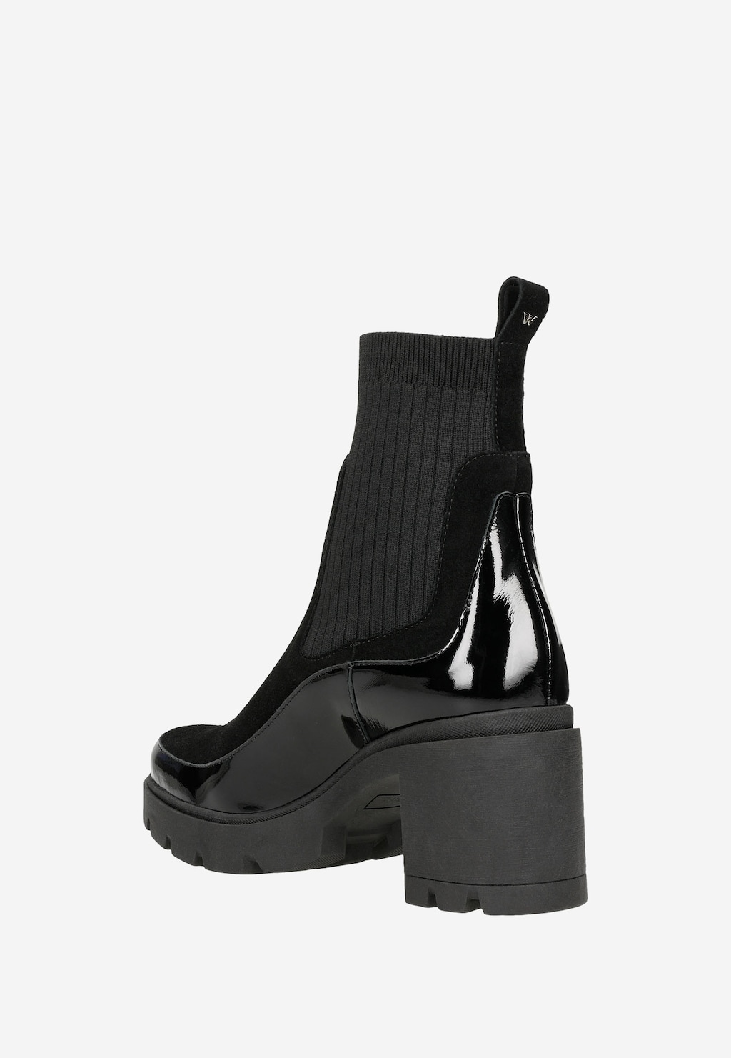 Čierne dámske členkové topánky sú zárukou vkusnej vizáže 55137-81 Widok 4