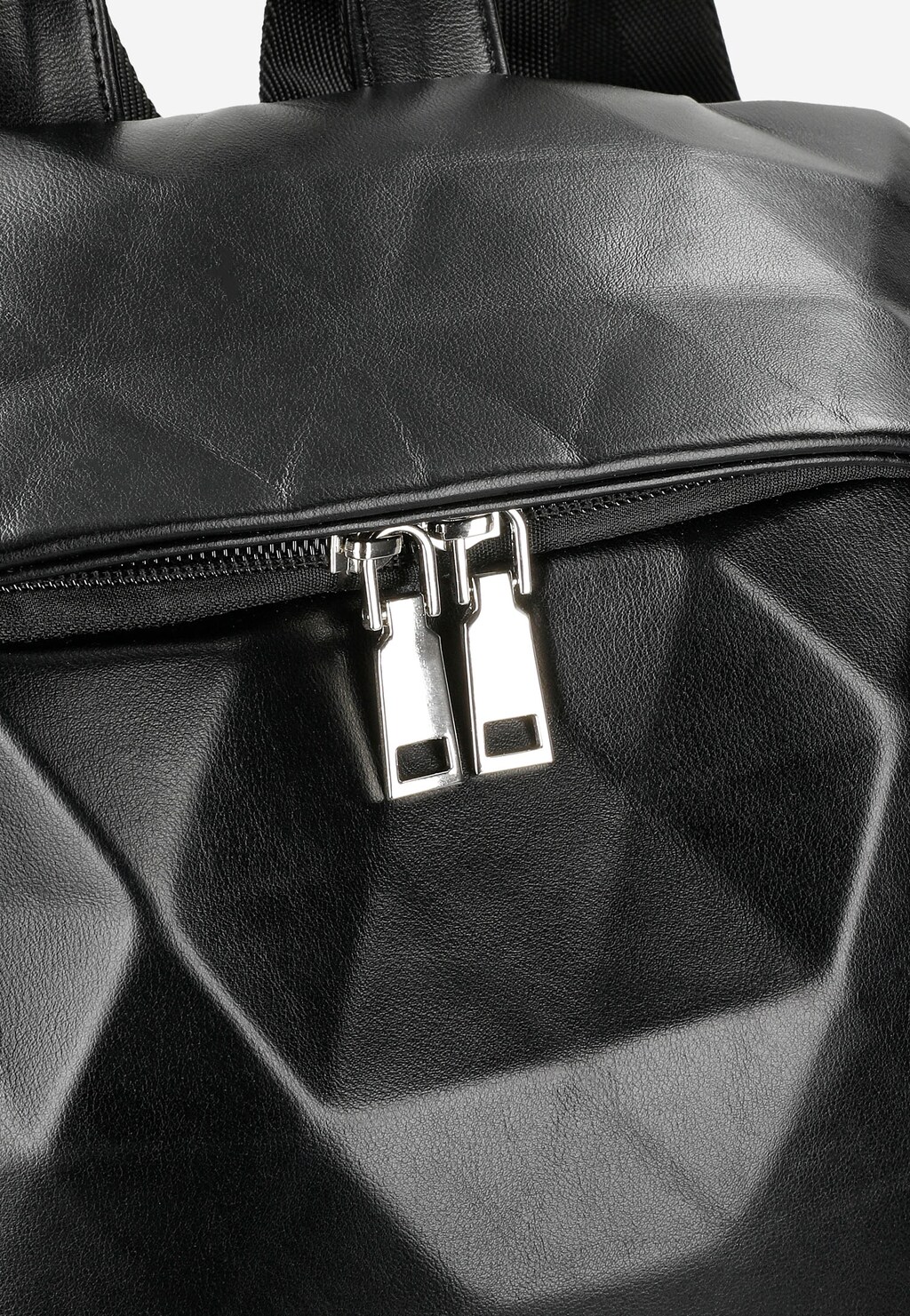 RELAKS czarny plecak z geometryczną teksturą R80293-11 Widok 6