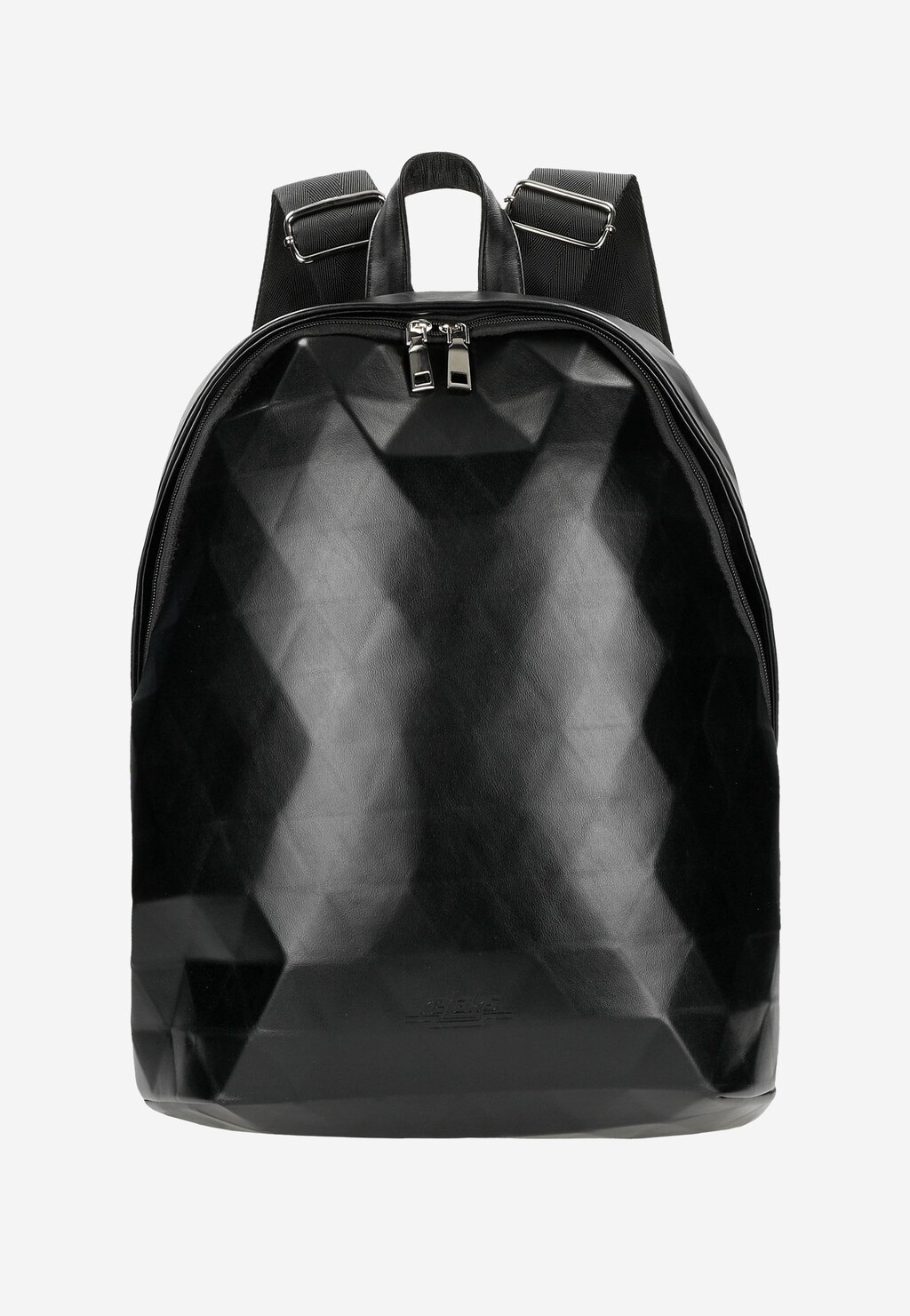 RELAKS czarny plecak z geometryczną teksturą R80293-11 Widok 2