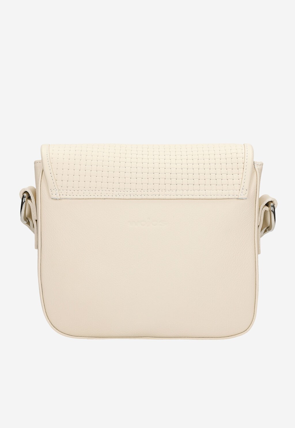 Skórzana torebka damska w kolorze jasnego beżu 80251-54 Widok 4