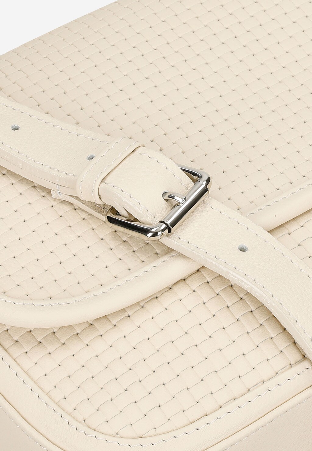 Skórzana torebka damska w kolorze jasnego beżu 80251-54 Widok 7