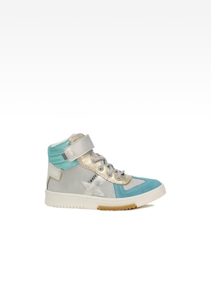 Sneakers BARTEK 14553014, dla dziewcząt, biało-niebieski