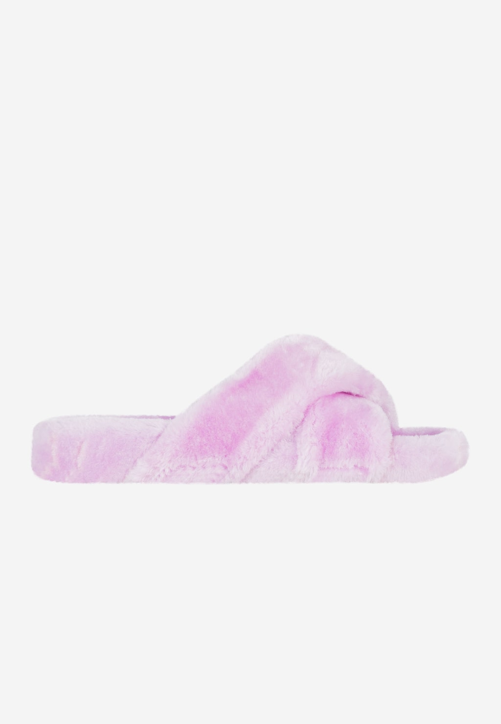 WJS pastelowe fioletowe kapcie damskie puchate WJS39001-16 Widok 1