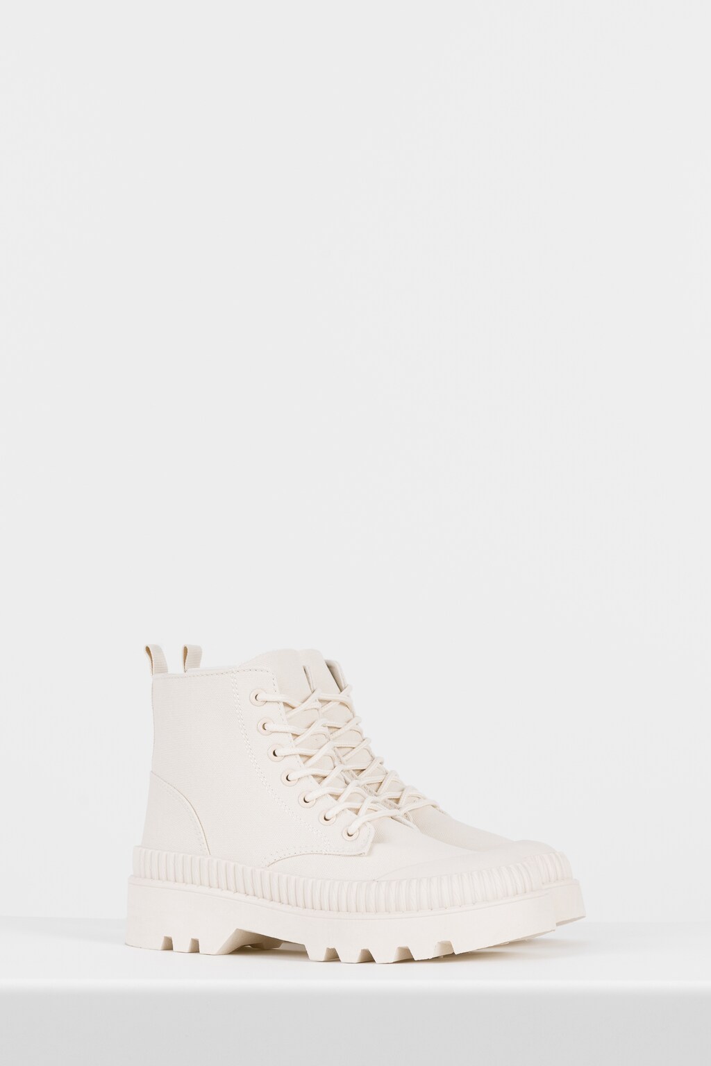 WJS ponadczasowe beżowe płaskie trzewiki damskie  WJS55047-14 Widok 3